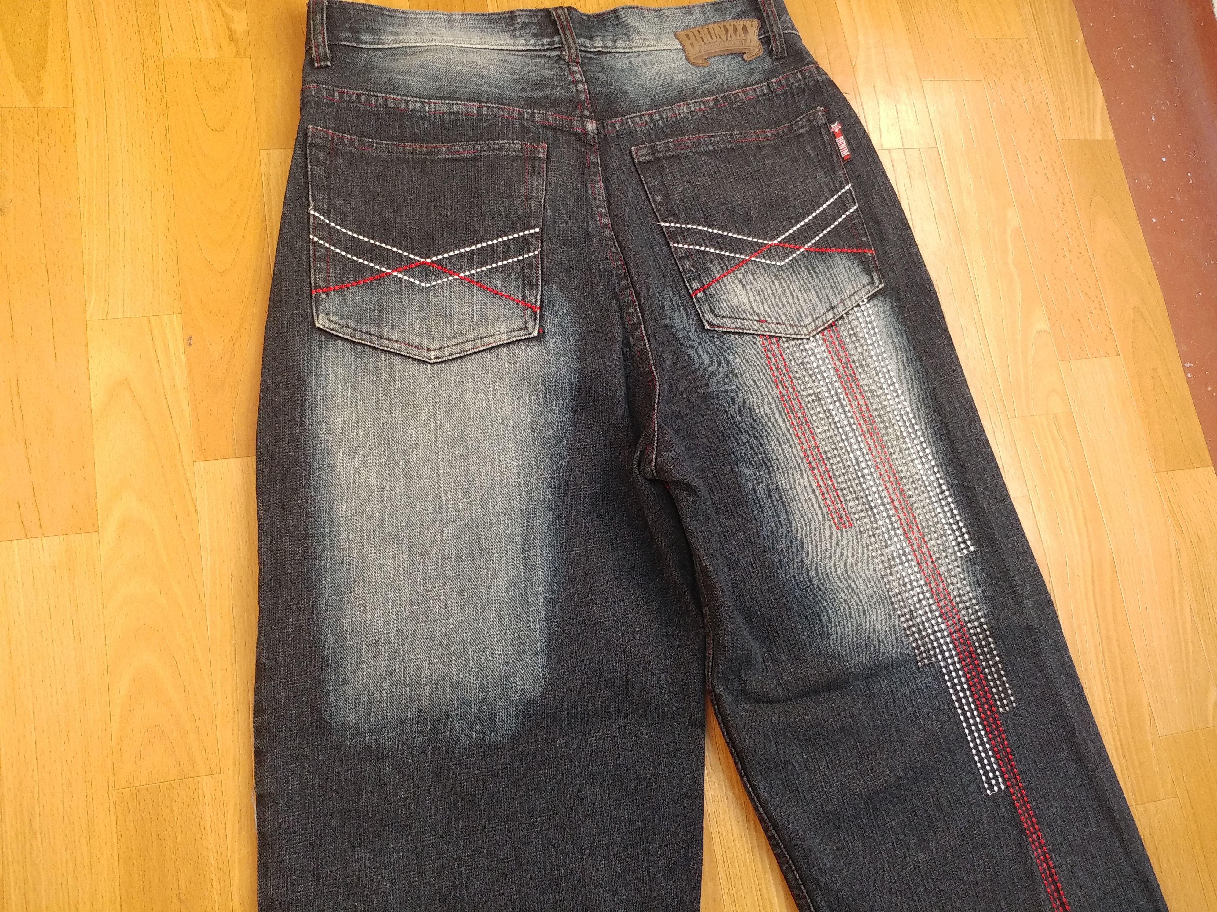 Other Bronxxx jeans, vintage, 90s hip hop, baggy Bronx NYC 34 Size US 34 / EU 50 - 9 Thumbnail