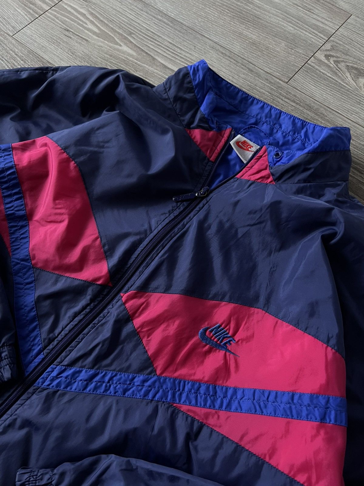 Nike × Vintage ‼️Vintage Nike Archival 90s Windbreaker Olympic Zip Jacket‼️ Size US XL / EU 56 / 4 - 12 Thumbnail