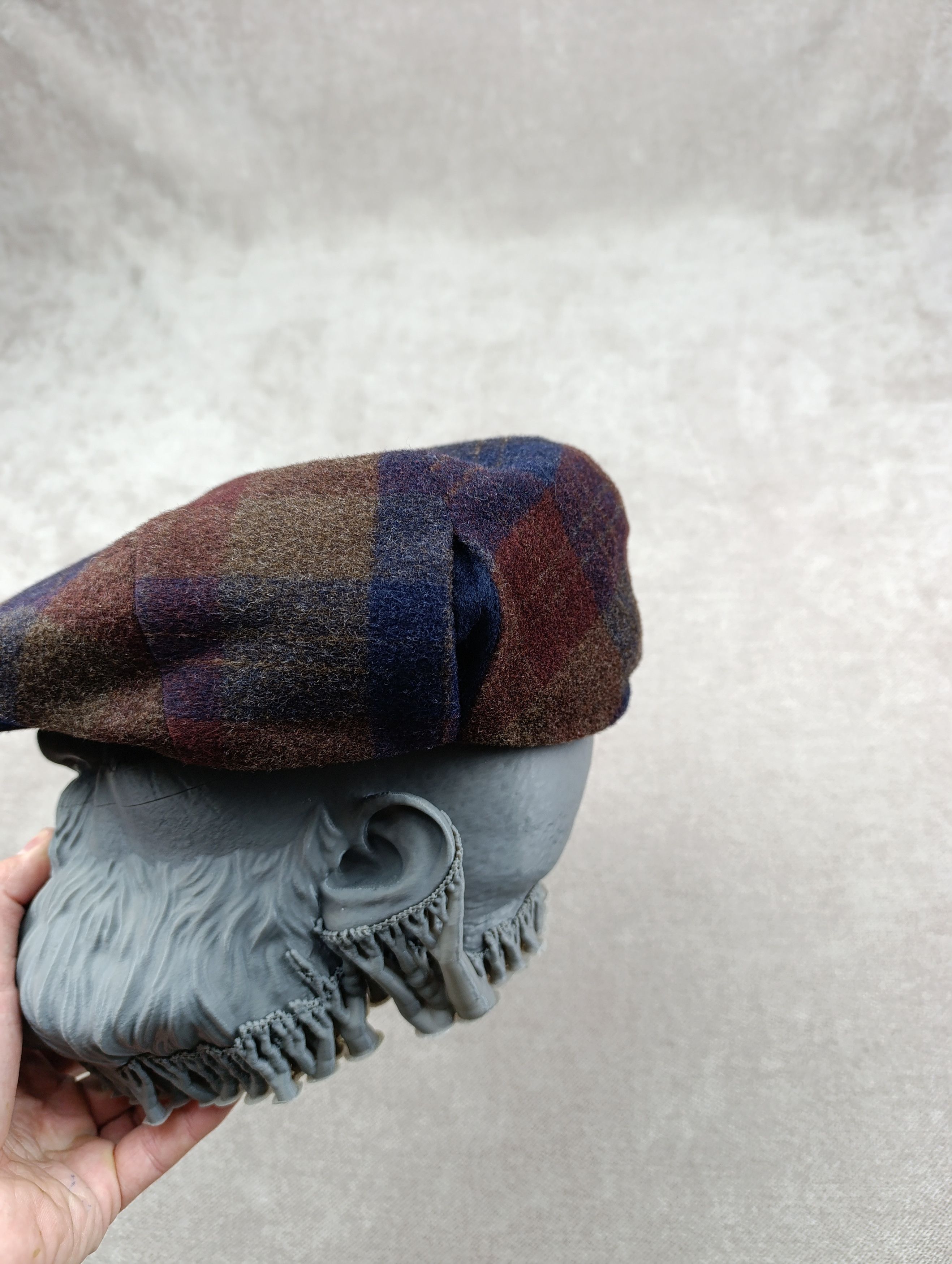 Vintage Vintage Doria Barbisio Wool Alpaca Flat Cap Newsboy Hat Size ONE SIZE - 6 Thumbnail