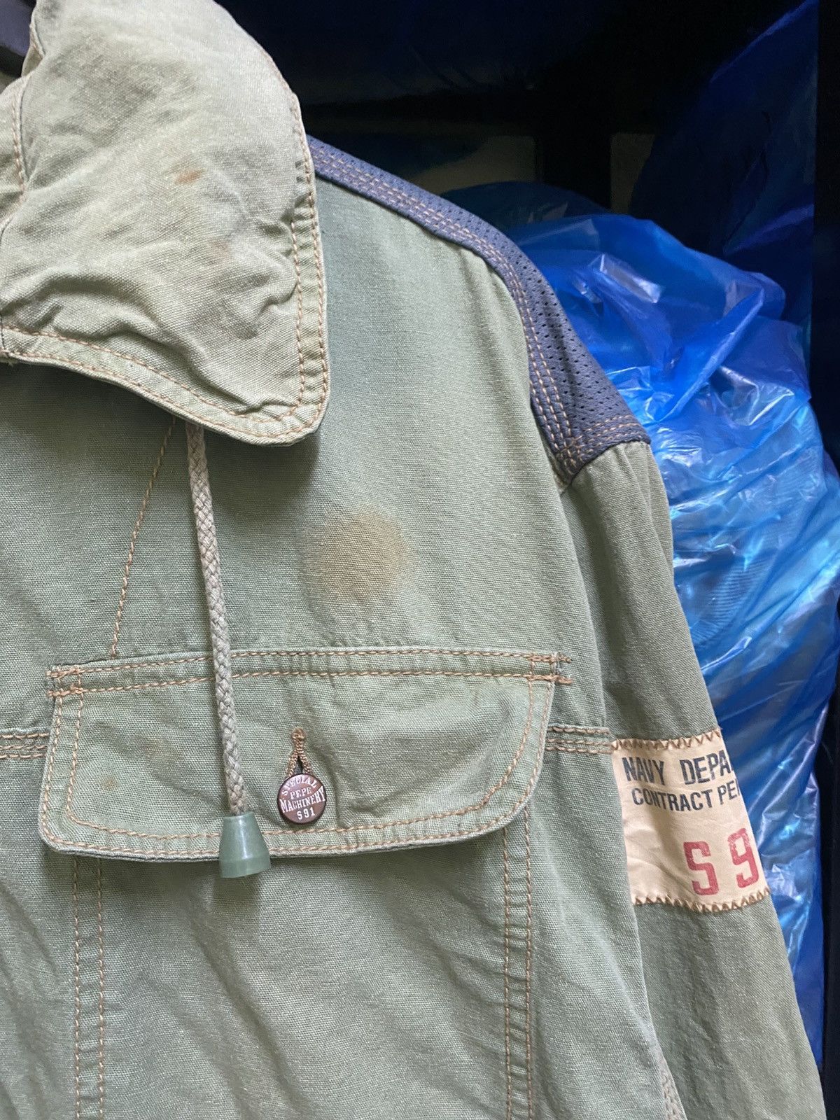 Vintage VINTAGE PEPE NAVY DEPARTMENT WORKER JACKET Size US M / EU 48-50 / 2 - 7 Thumbnail