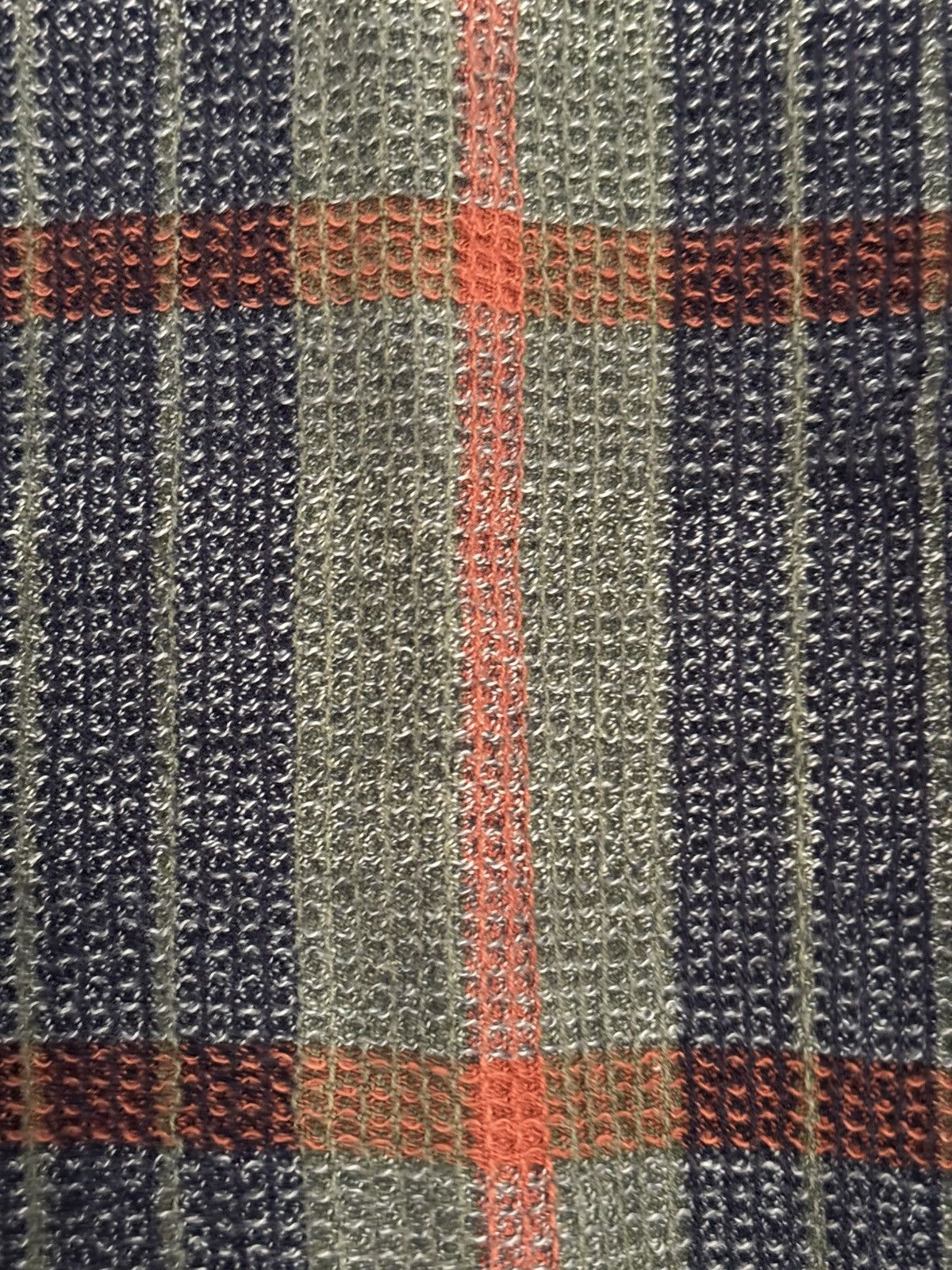 Corridor Corridor Twisted Yarn Waffle Olive Plaid Small Size US S / EU 44-46 / 1 - 12 Thumbnail