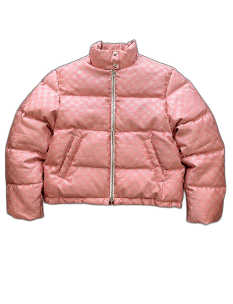 Louis Vuitton Louis Vuitton Pink Plaid Down Jacket-2507 Size US S / EU 44-46 / 1 - 1 Thumbnail