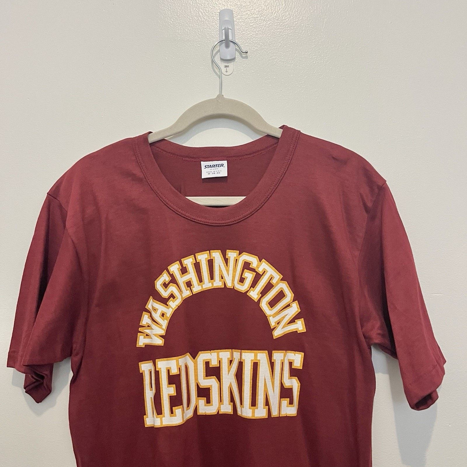 Starter 1990s Washington Redskins Starter Shirt Arch Logo VTG M Size US M / EU 48-50 / 2 - 3 Thumbnail
