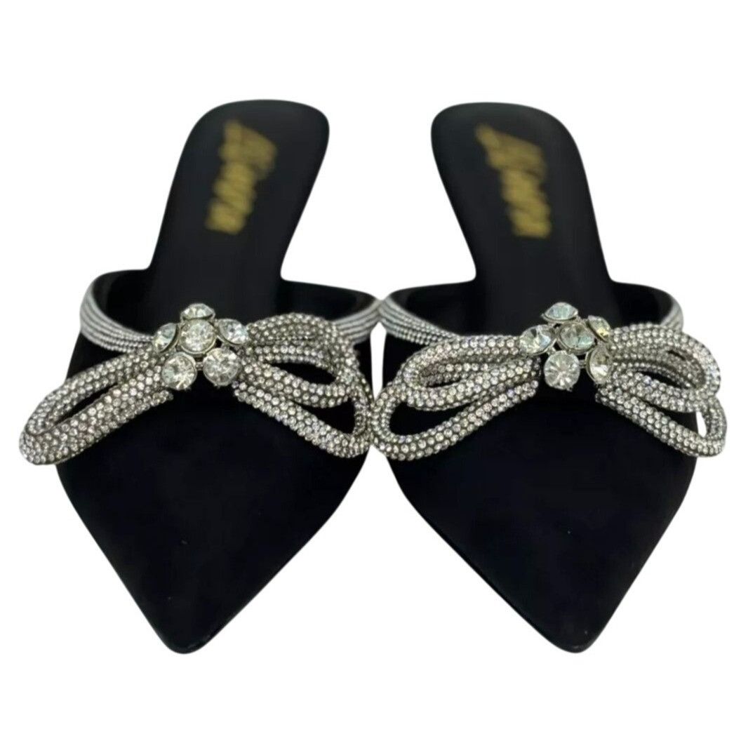 Other LILIANA / Romantiq 1 / Black / Rhinestone / Bow / Embellishe Size US 11 / IT 41 - 4 Thumbnail