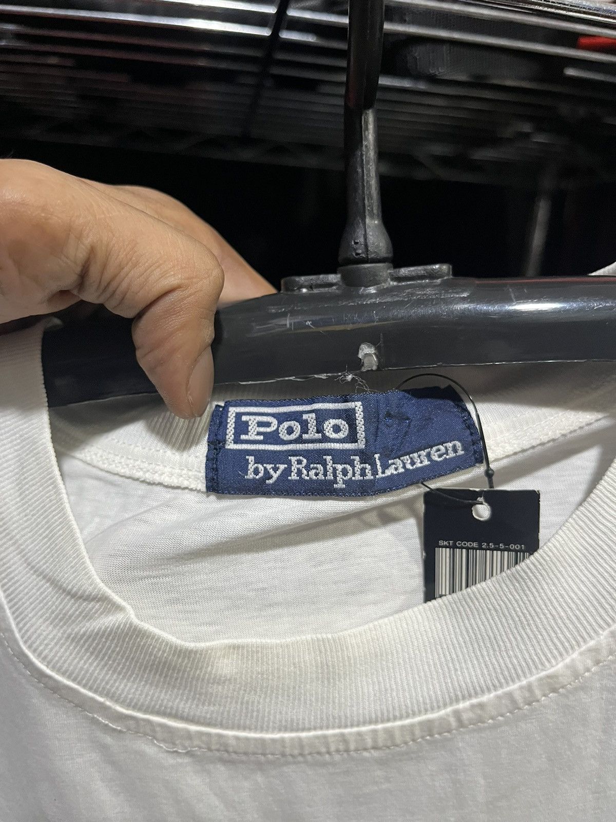 Polo Ralph Lauren Polo Ralph Lauren Big Tag Tee Logo 90s Size US L / EU 52-54 / 3 - 3 Thumbnail