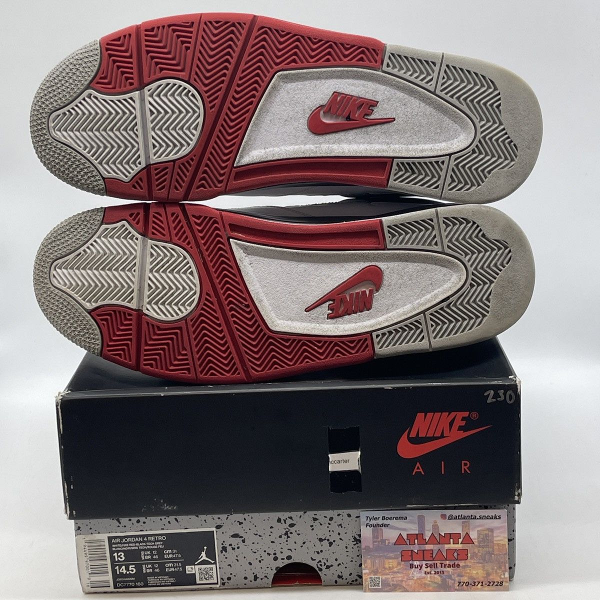 Jordan Brand Air Jordan 4 fire red Size US 13 / EU 46 - 7 Thumbnail