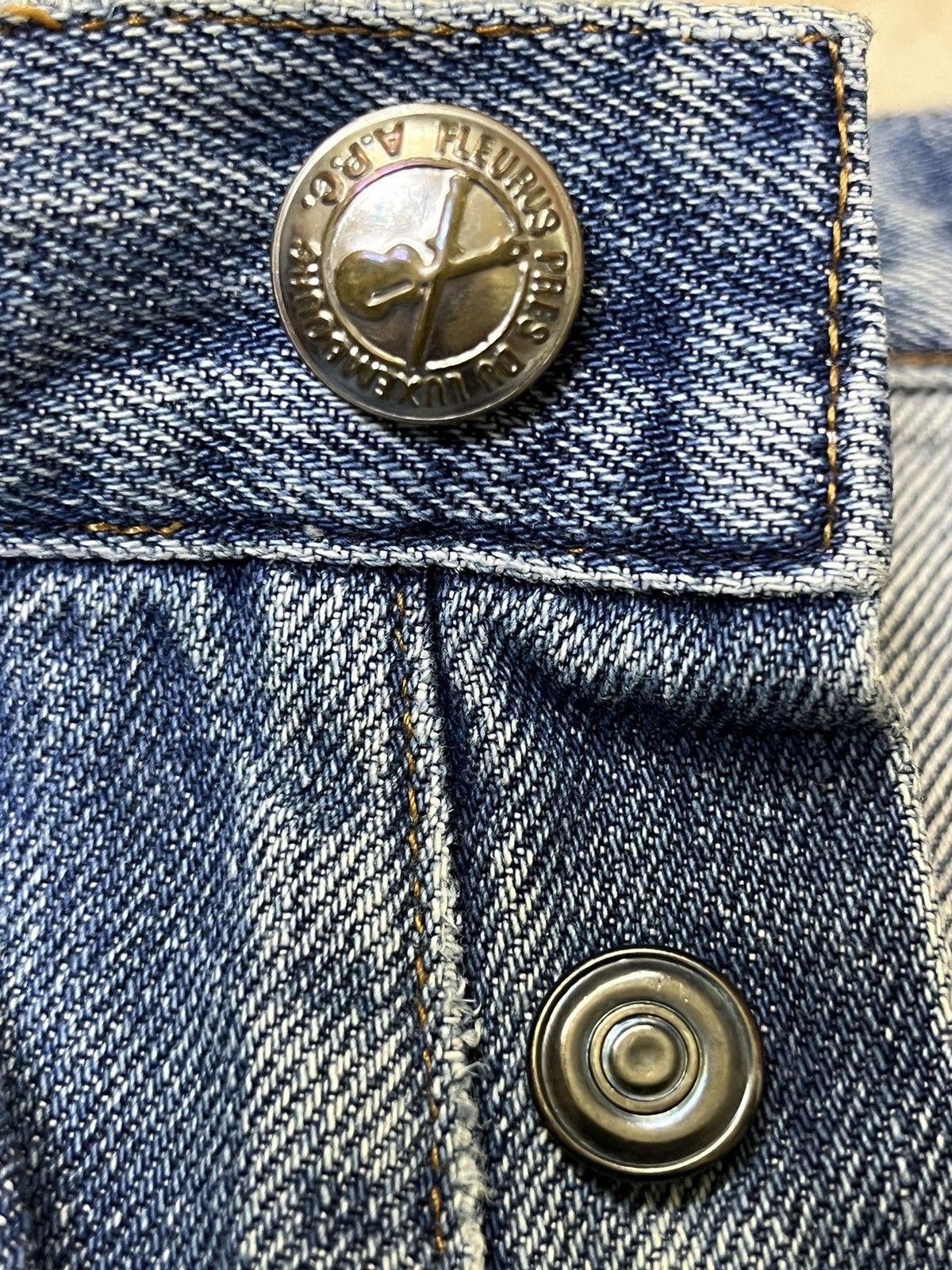 A.P.C. RIP🔥A.P.C RUE DE FLEURUS DISTRESSED SELVEDGE JEANS Size US 29 - 14 Thumbnail