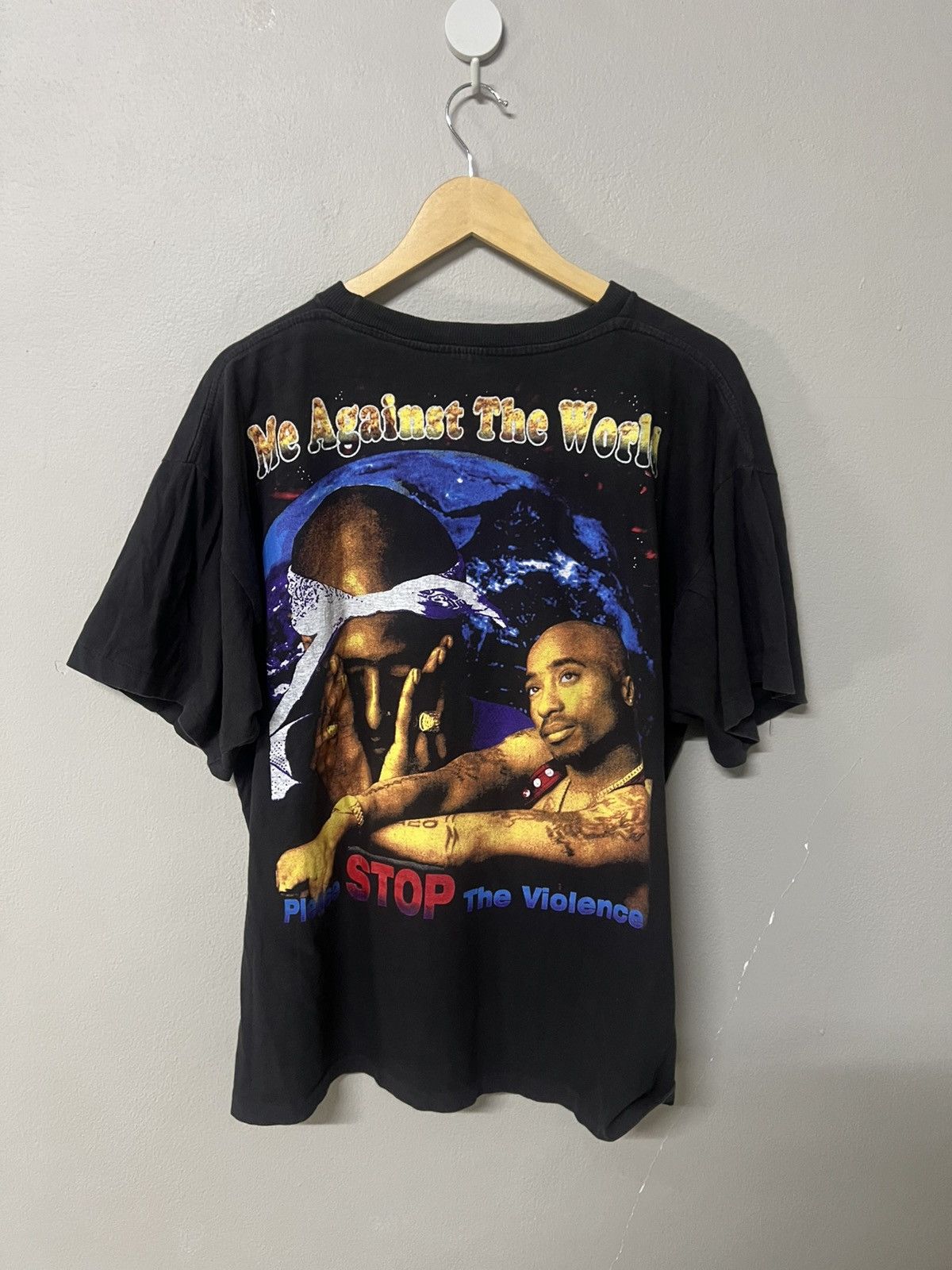 Vintage Vintage bootleg tupac all eyez on me shirt Size US XL / EU 56 / 4 - 3 Thumbnail
