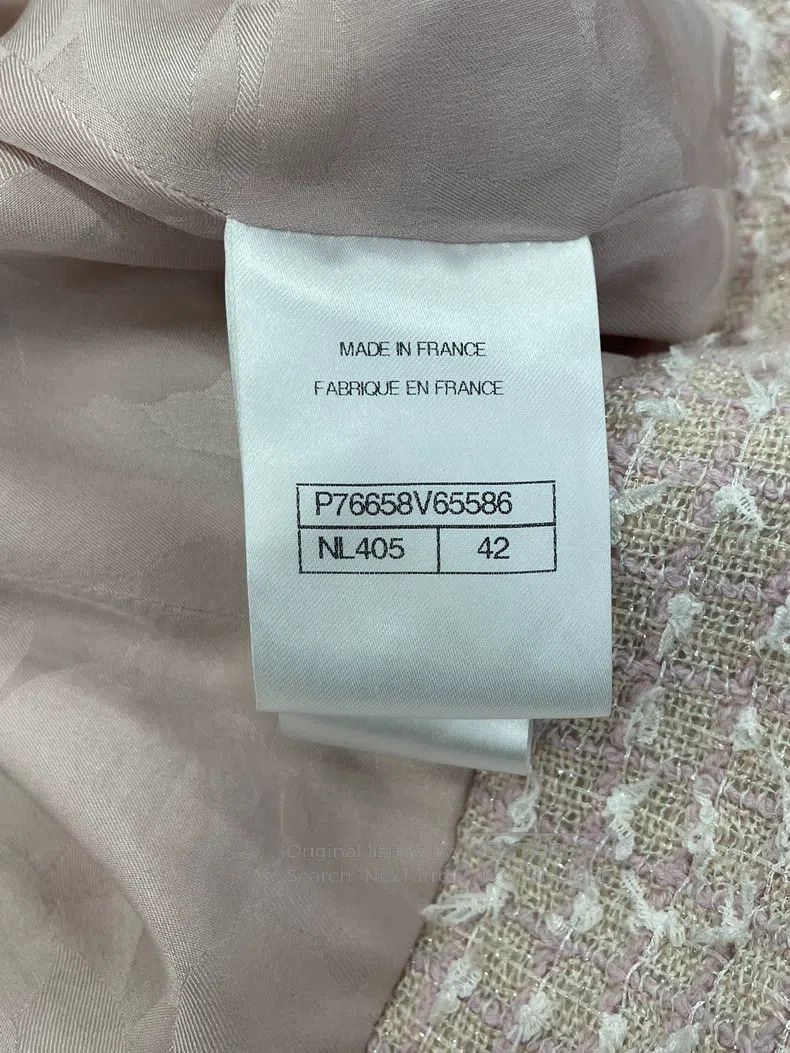 Chanel Chanel 24P pink tweed short-sleeved jacket Size M / US 6-8 / IT 42-44 - 5 Thumbnail