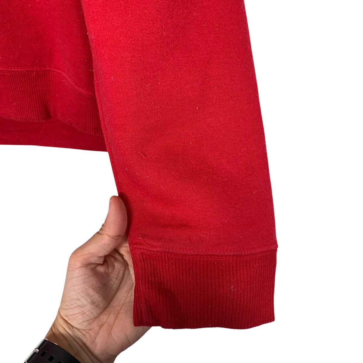Japanese Brand NYC The Bronx Red Crewneck Sweatshirt Size US L / EU 52-54 / 3 - 9 Thumbnail