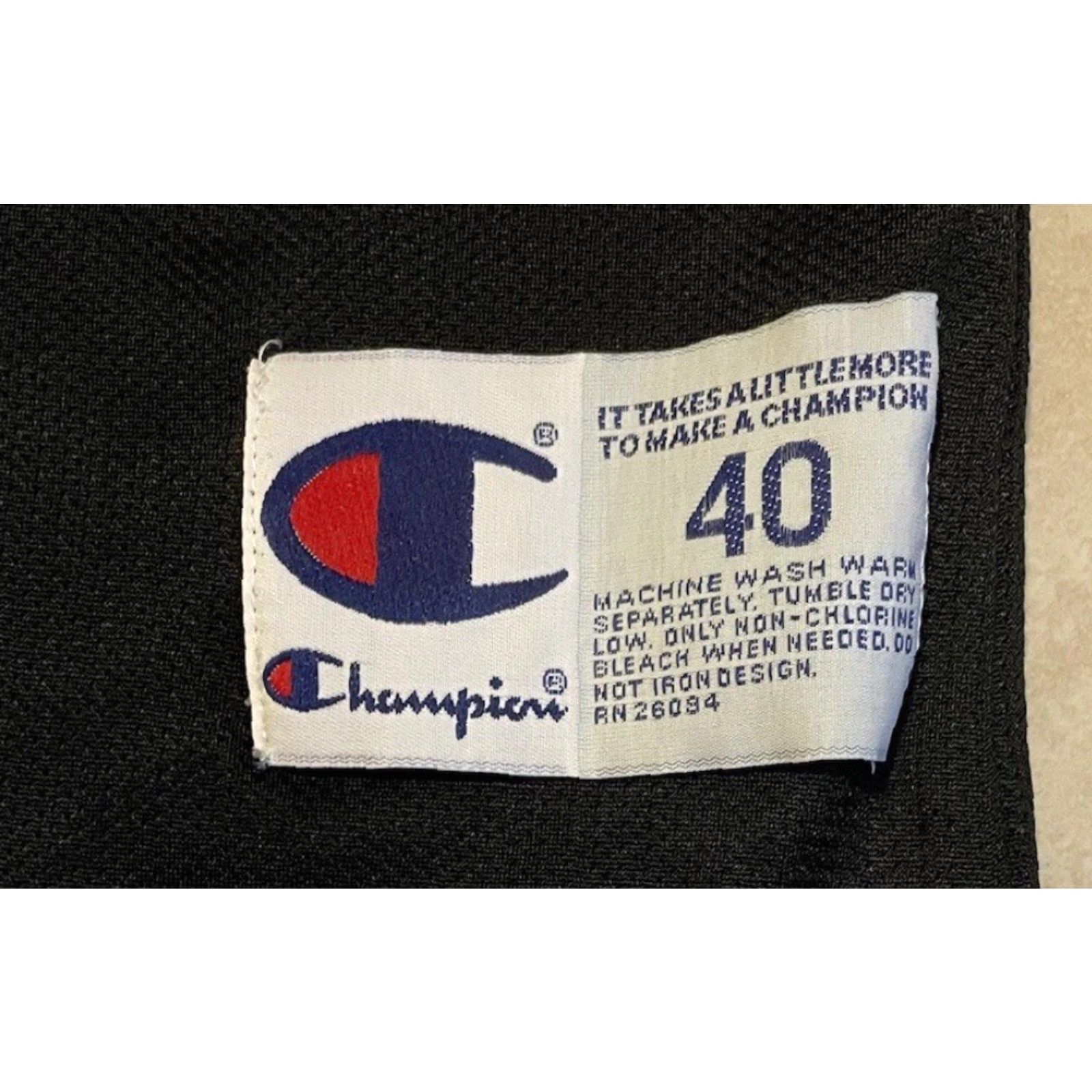 Vintage VINTAGE Champion Space Jam Monstars Jersey 40 Looney Tunes Basketball Shirt Mens Size 40 Black 90s Cartoon Movie Humour Basketball NBA Size US L / EU 52-54 / 3 - 4 Thumbnail