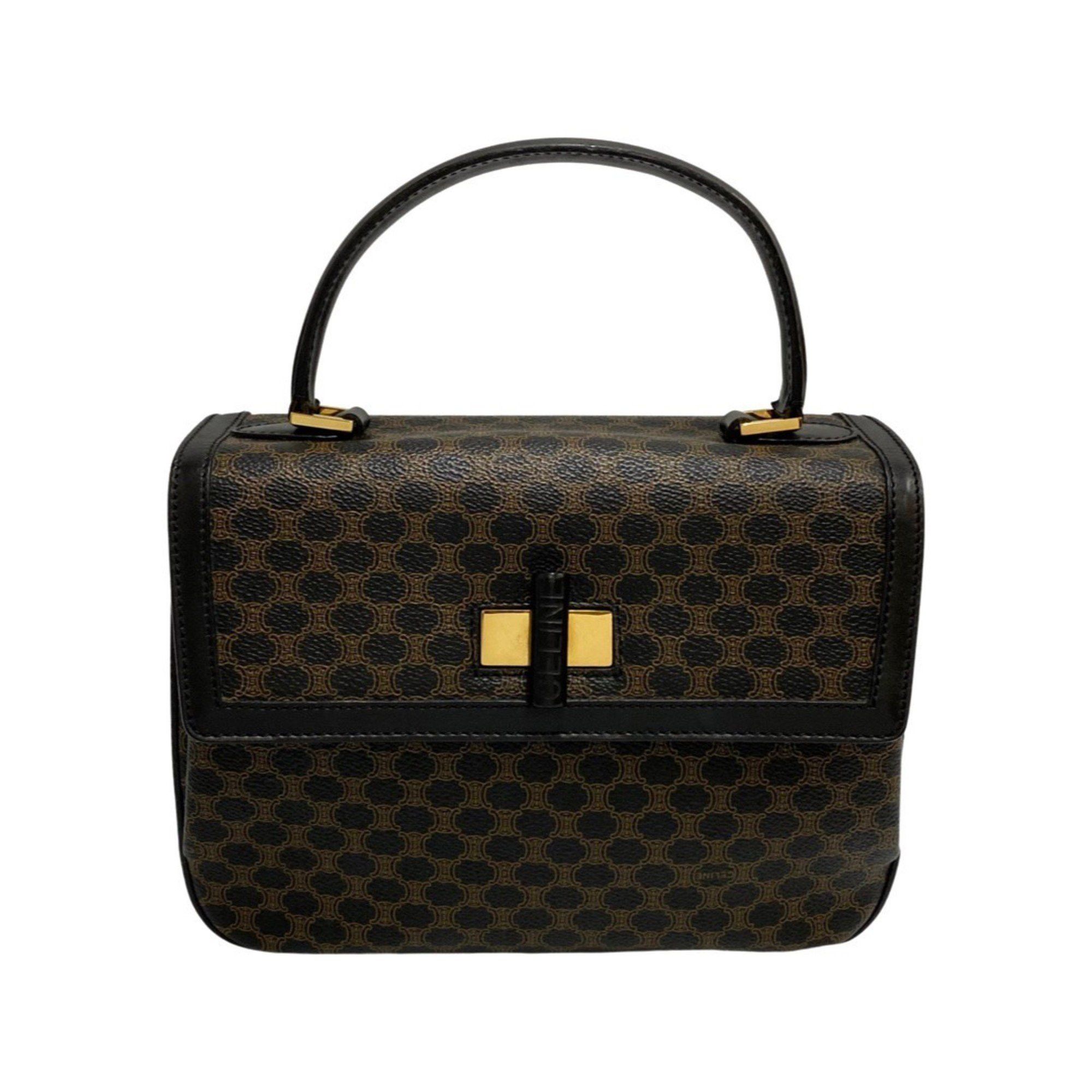 image of Celine Céline Kelly Handbag in Brown, Women's