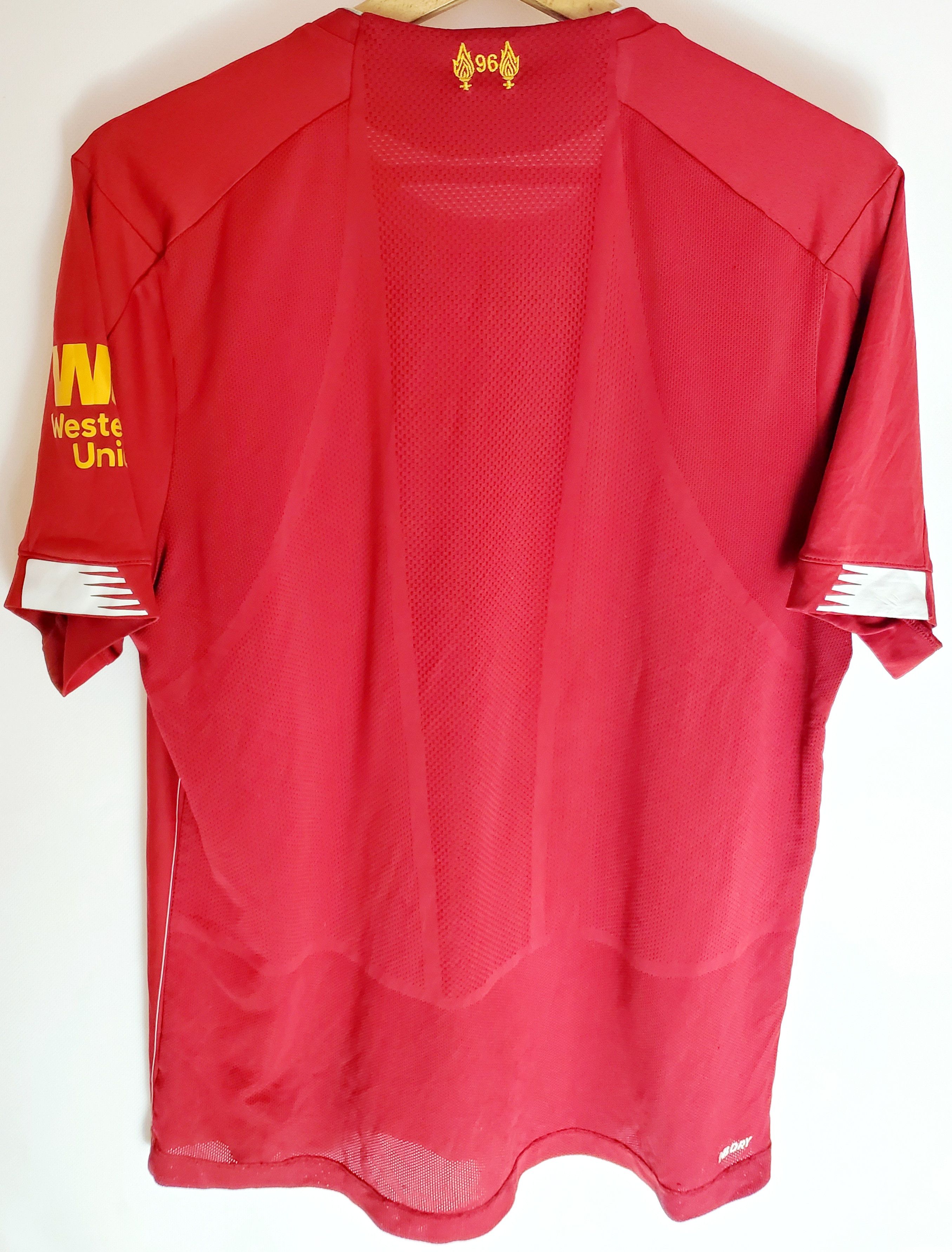 New Balance LIVERPOOL 2019/2020 HOME FOOTBALL NEW BALANCE JERSEY SIZE M Size US L / EU 52-54 / 3 - 6 Thumbnail
