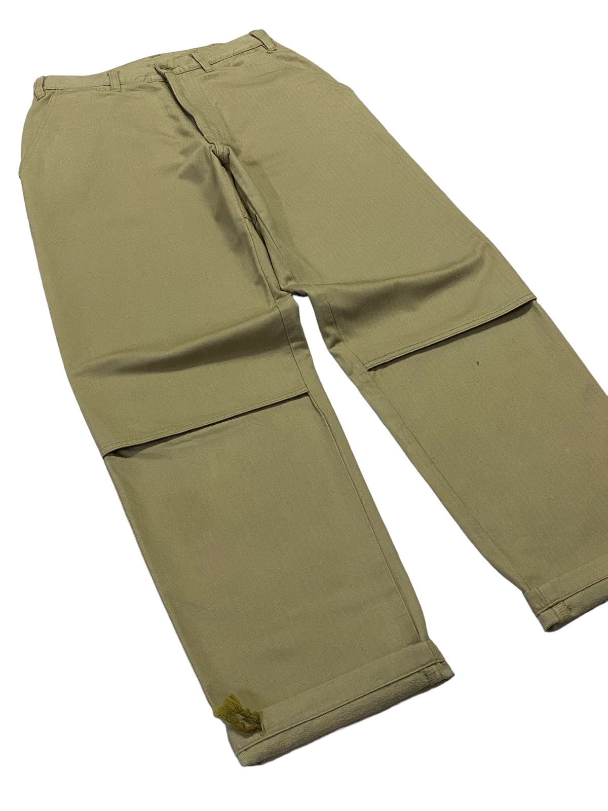 Bape × Nigo Vintage A Bathing Ape Double Pocket Chino Khaki Pants Size US 30 / EU 46 - 21 Thumbnail