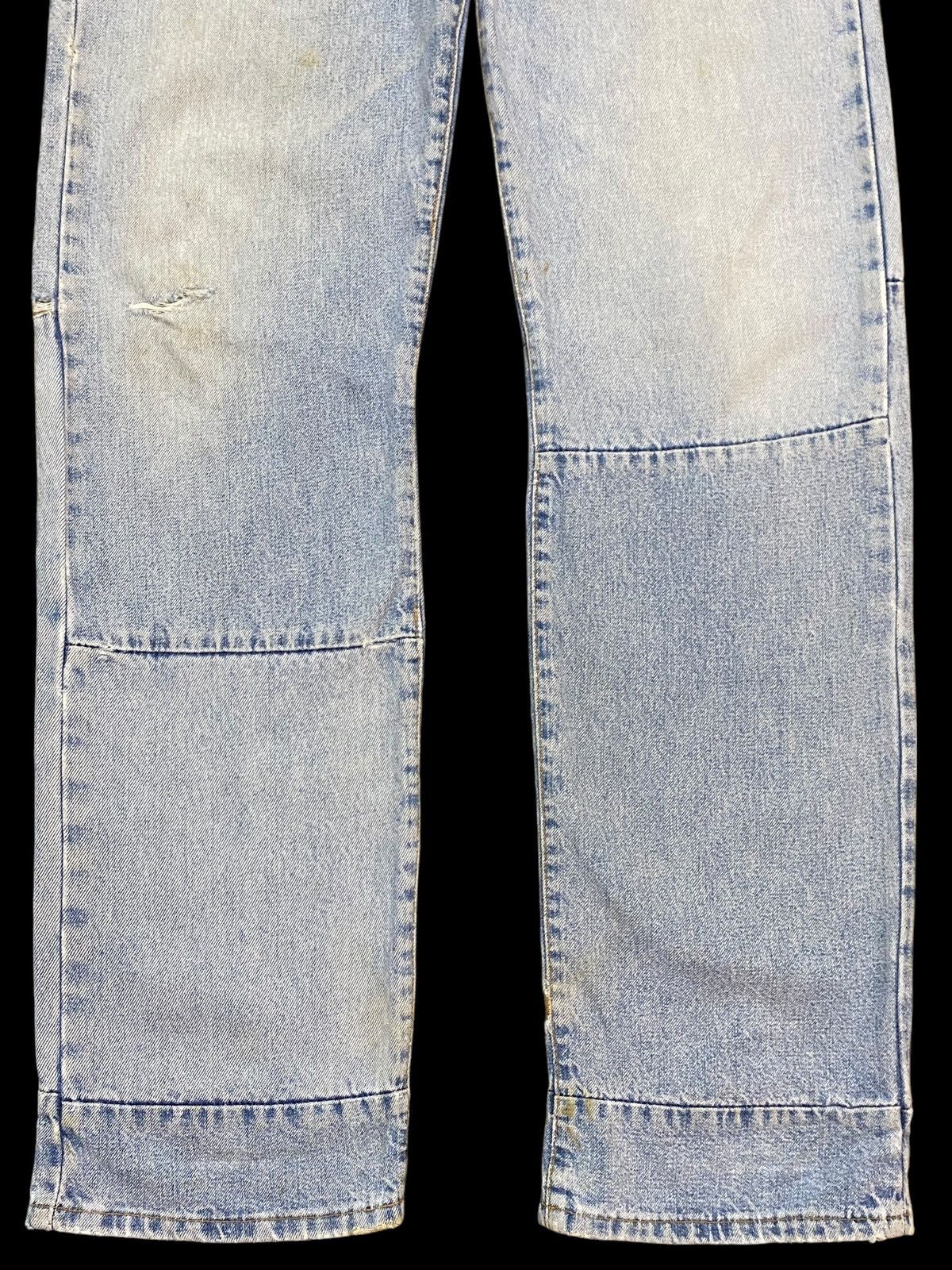 Mason's Vintage Masons by Silver Stone Faded Wash Distressed Jeans Size US 30 / EU 46 - 5 Thumbnail