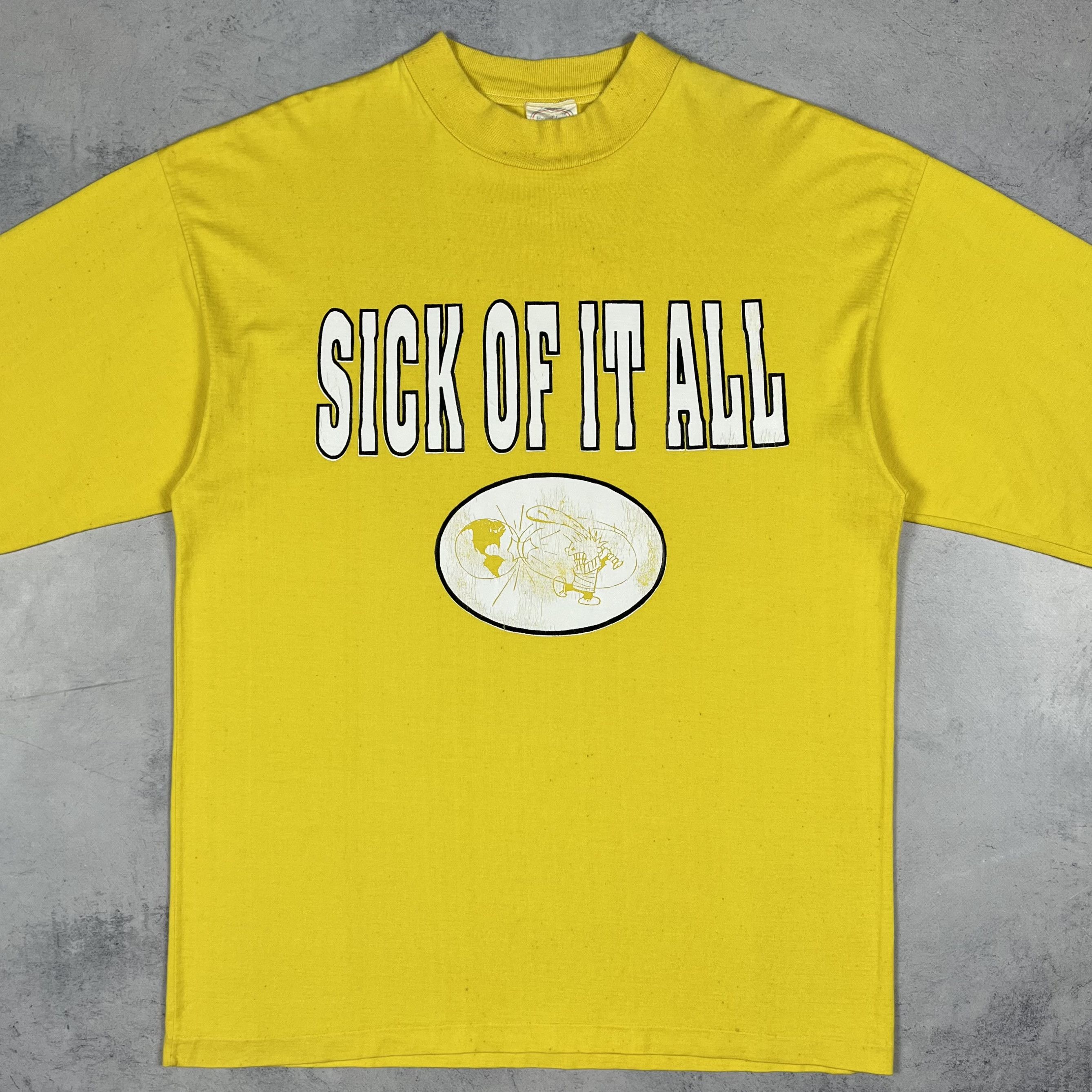 Band Tees Vintage Sick Of It All Hard Punk Band Long Sleeve Shirt 80’s Size US M / EU 48-50 / 2 - 5 Thumbnail