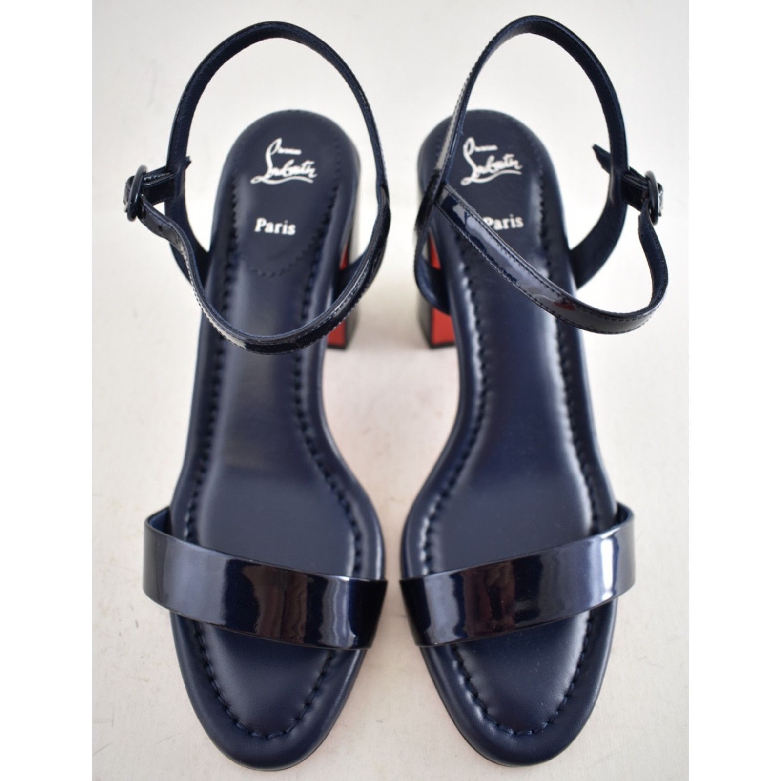 Christian Louboutin Christian Louboutin Miss Jane Sandal 85 Zaffiro Blue 40 Size US 9 / IT 39 - 8 Thumbnail