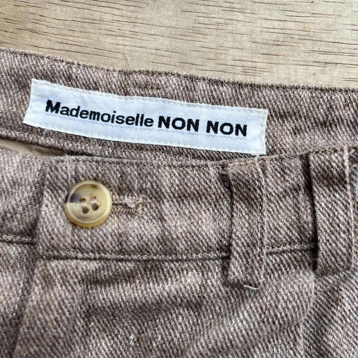 Issey Miyake × Japanese Brand × Mademoiselle Non Non MADEMOISELLE NON NON LINEN PANTS Size 27" / US 4 / IT 40 - 3 Thumbnail