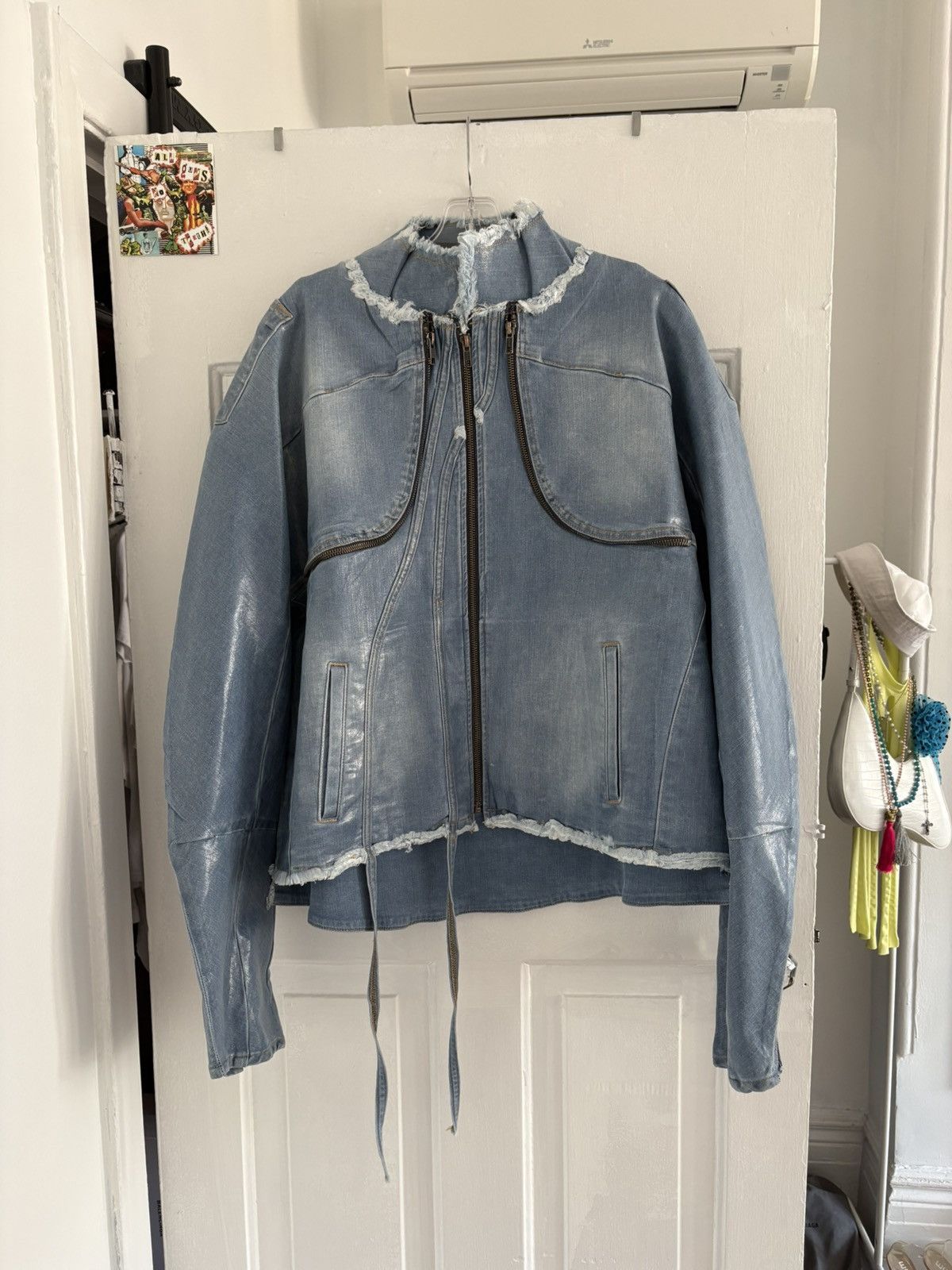 Ottolinger SS26 Ottolinger Glazed Denim Jacket Size L / US 10 / IT 46 - 1 Thumbnail