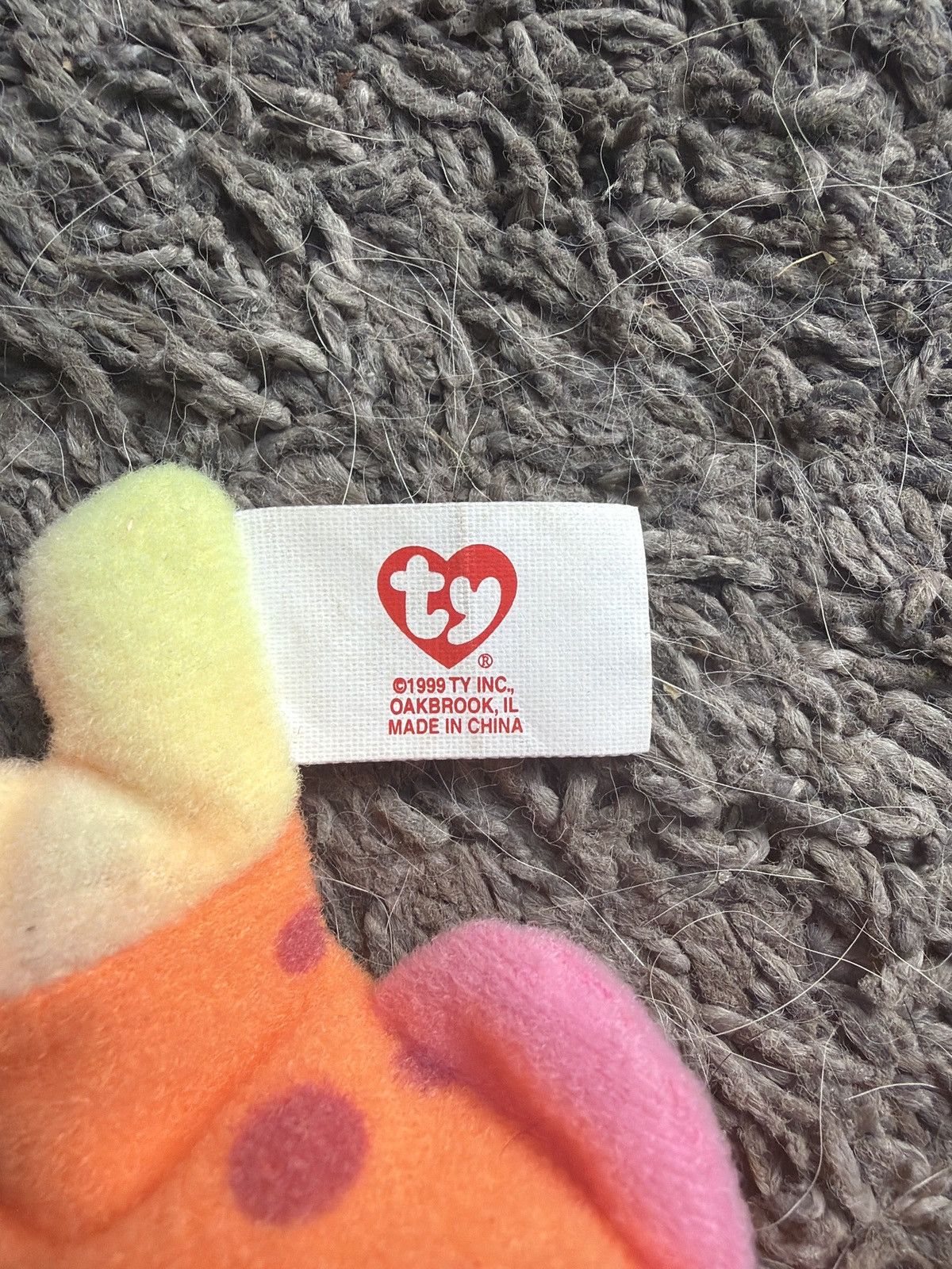 Vintage 1999 McDonald’s Ty Lips The Fish Teenie Beanie Baby Size ONE SIZE - 5 Thumbnail