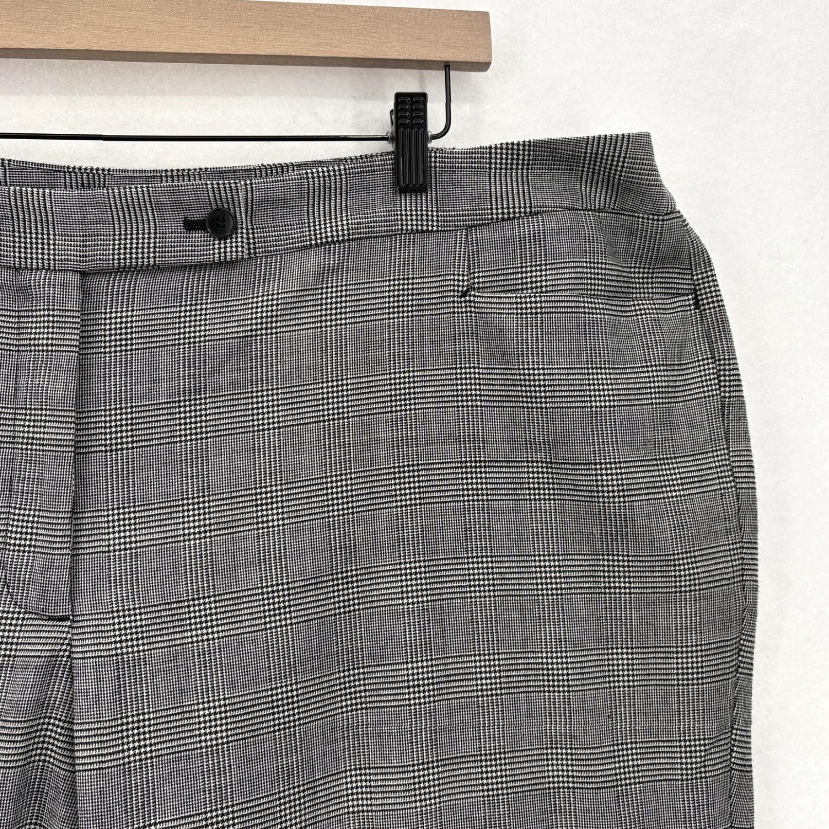 Talbots Talbots Womens Pants Gray Heritage Plaid Wool Blend 24W Dress Trousers Career Workwear Straight Leg Mens Womens? Size 42" / US 20 - 3 Thumbnail