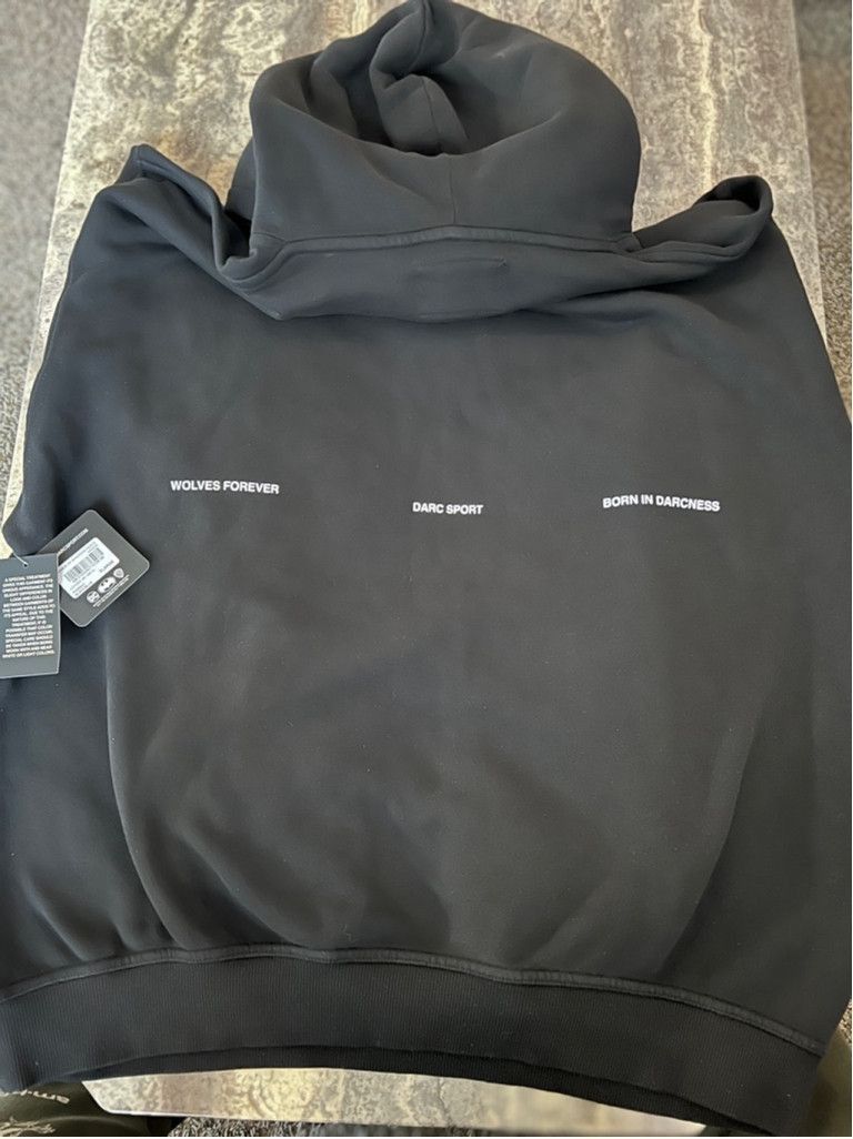Darc Sport DarcSport - (XL) - Roided OUT BATMAN Hoodie Black/Blue RARE Size US XL / EU 56 / 4 - 7 Thumbnail