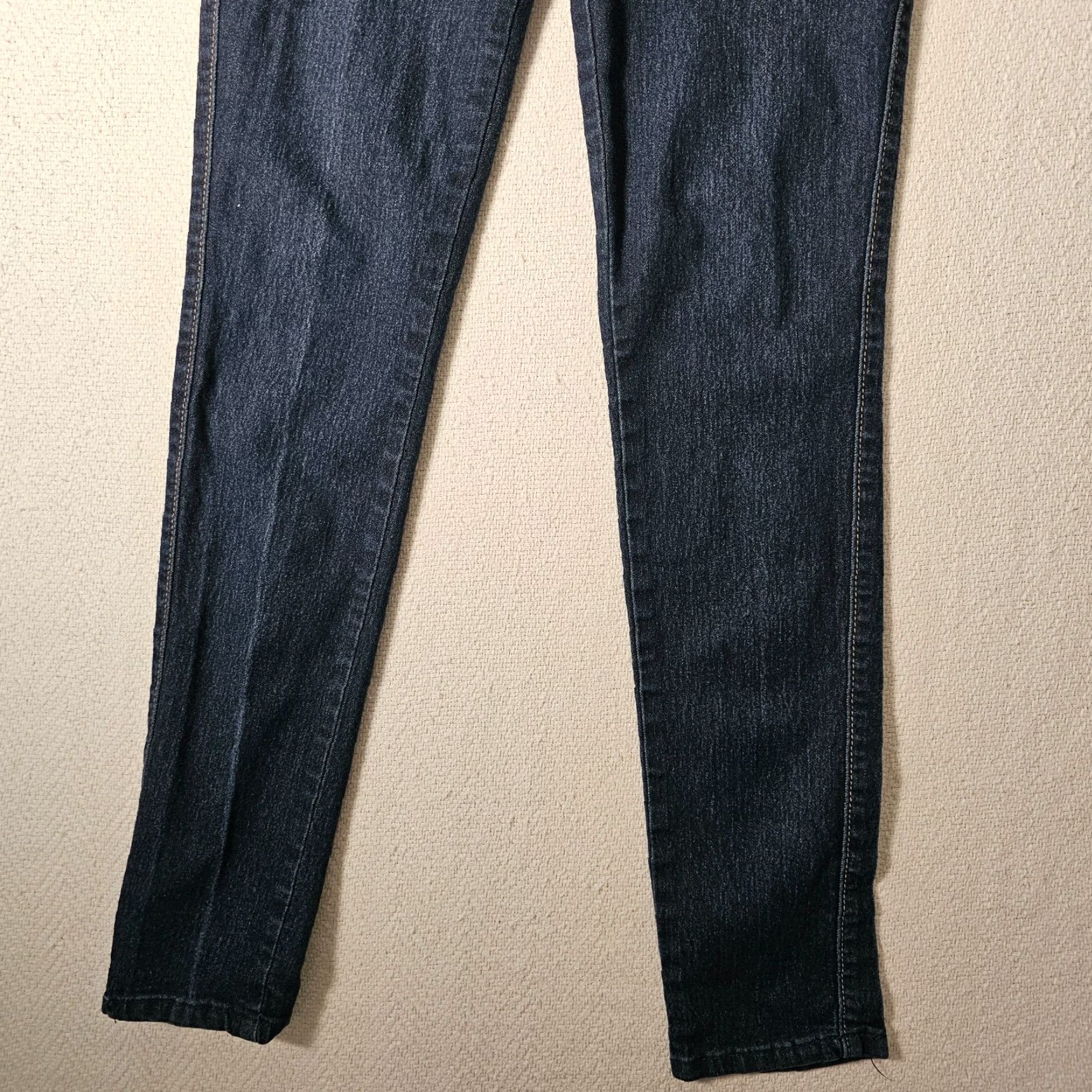 Denime Diamante Jeans Women's Jeans Skinny Dark Blue Wash Denim Jegging 3 Slim Stretch Size 34" / US 12 / IT 48 - 2 Thumbnail