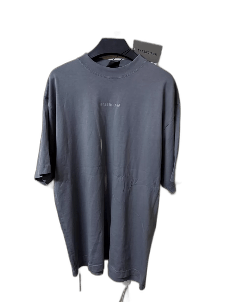 Balenciaga Balenciaga Fog Blue Short Sleeve T-shirt Size US XS / EU 42 / 0 - 1 Thumbnail