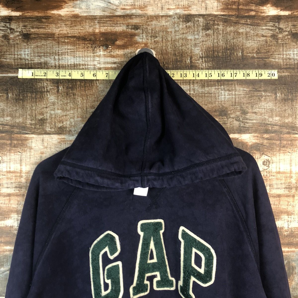 Gap Gap vintage spellout Dark Blue Hoodie #A2003 Size US M / EU 48-50 / 2 - 4 Thumbnail