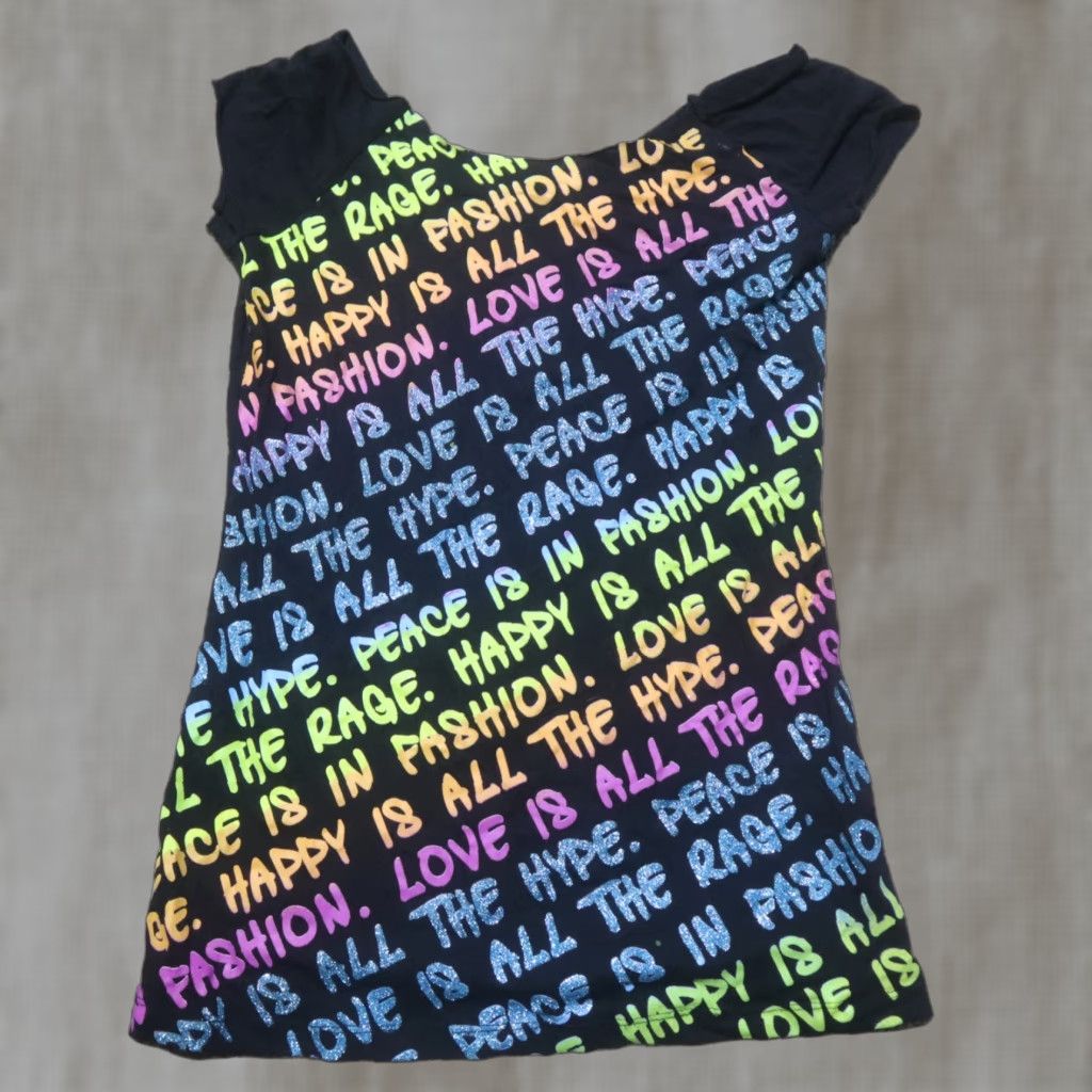 Vintage Piper & Blue Shirt Women Adult Large Black Stars Tee Top Size L / US 10 / IT 46 - 1 Thumbnail