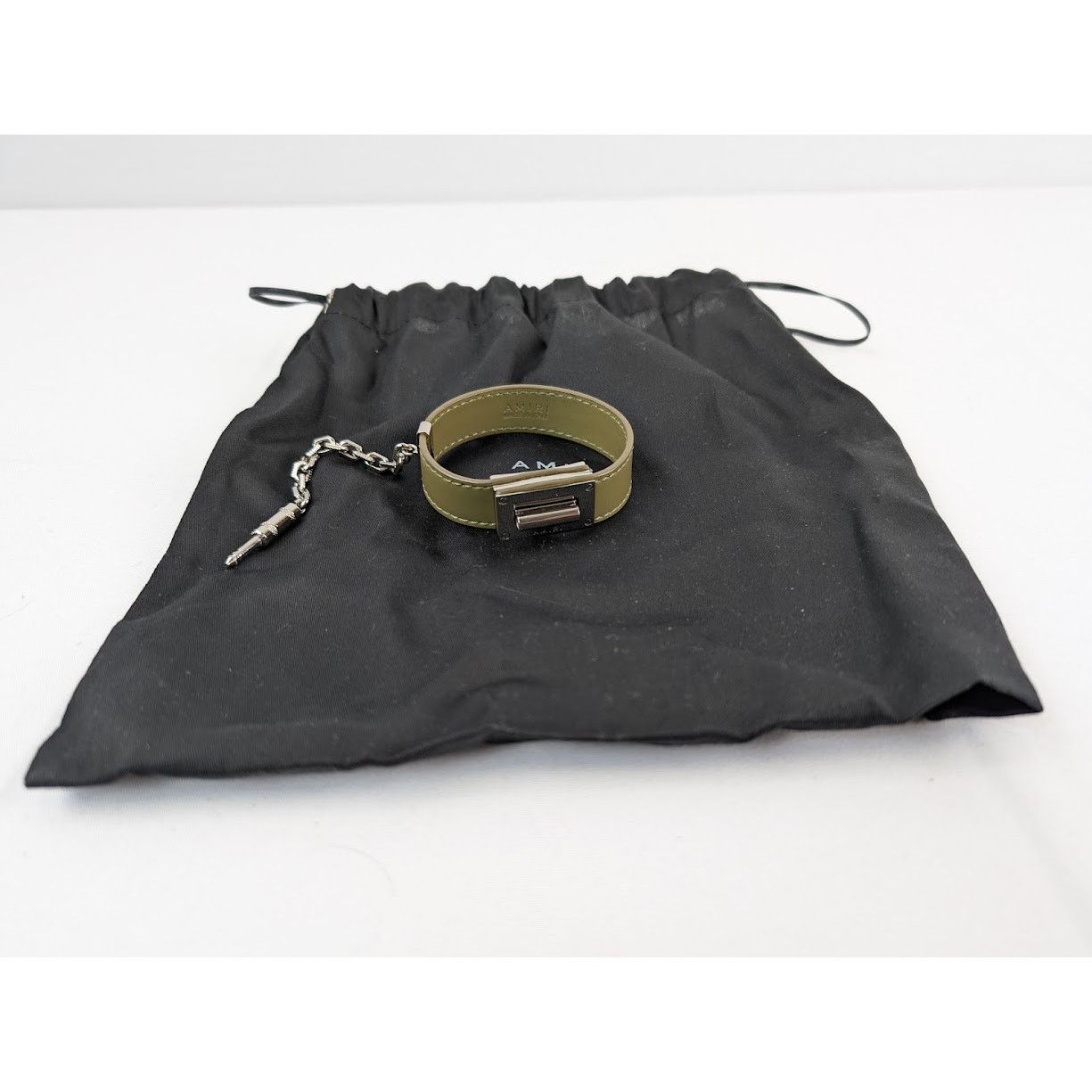Amiri o1rshd1 Q:2 / Size: OS / Pebbled Jax Bracelet Military Green Size ONE SIZE - 10 Thumbnail