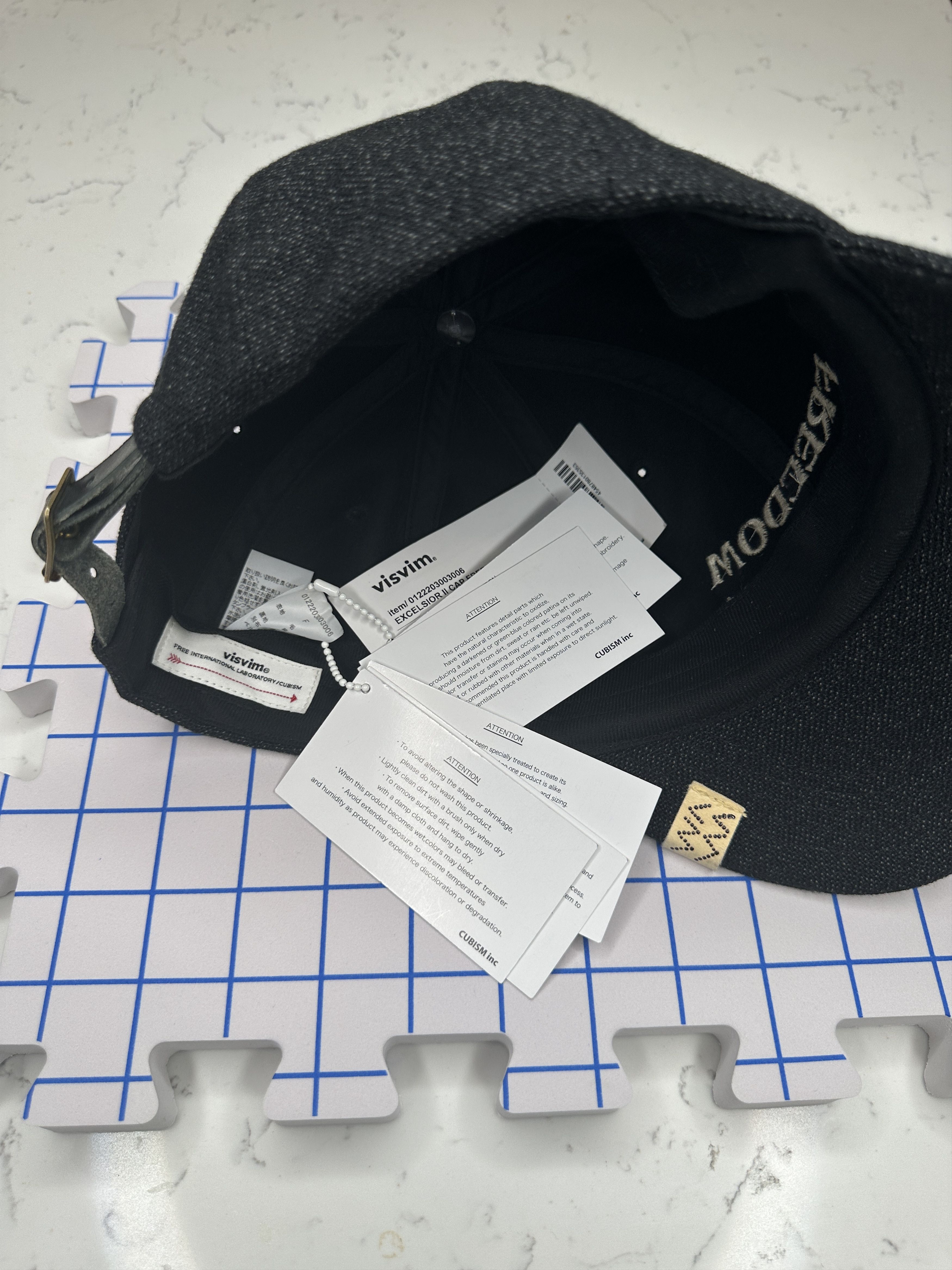VISVIM Excelsior II Cap - Freedom (Black) 22AW