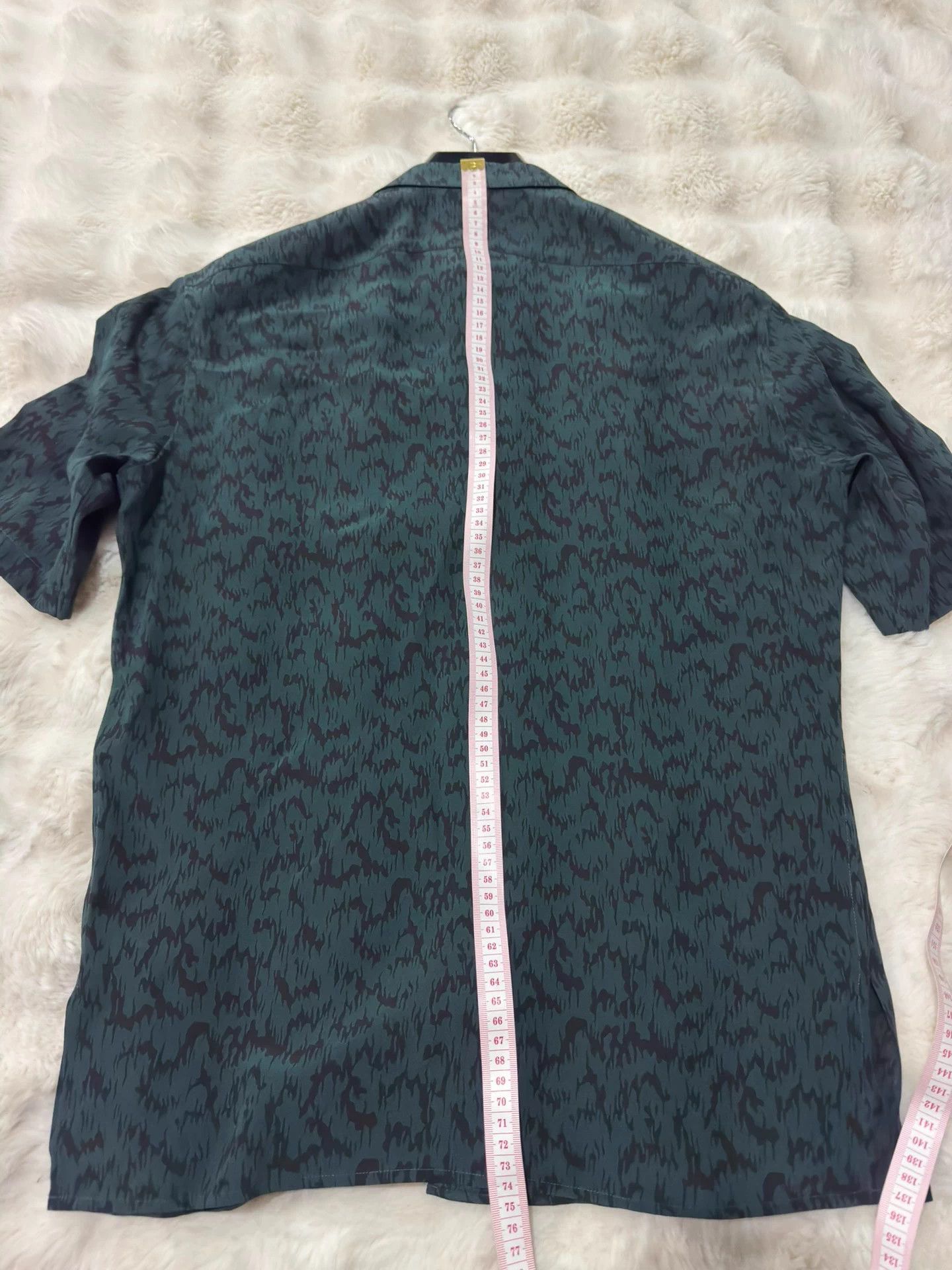 Saint Laurent Paris SLP silk mens emerald green 37 shirt new tags Size US S / EU 44-46 / 1 - 9 Thumbnail
