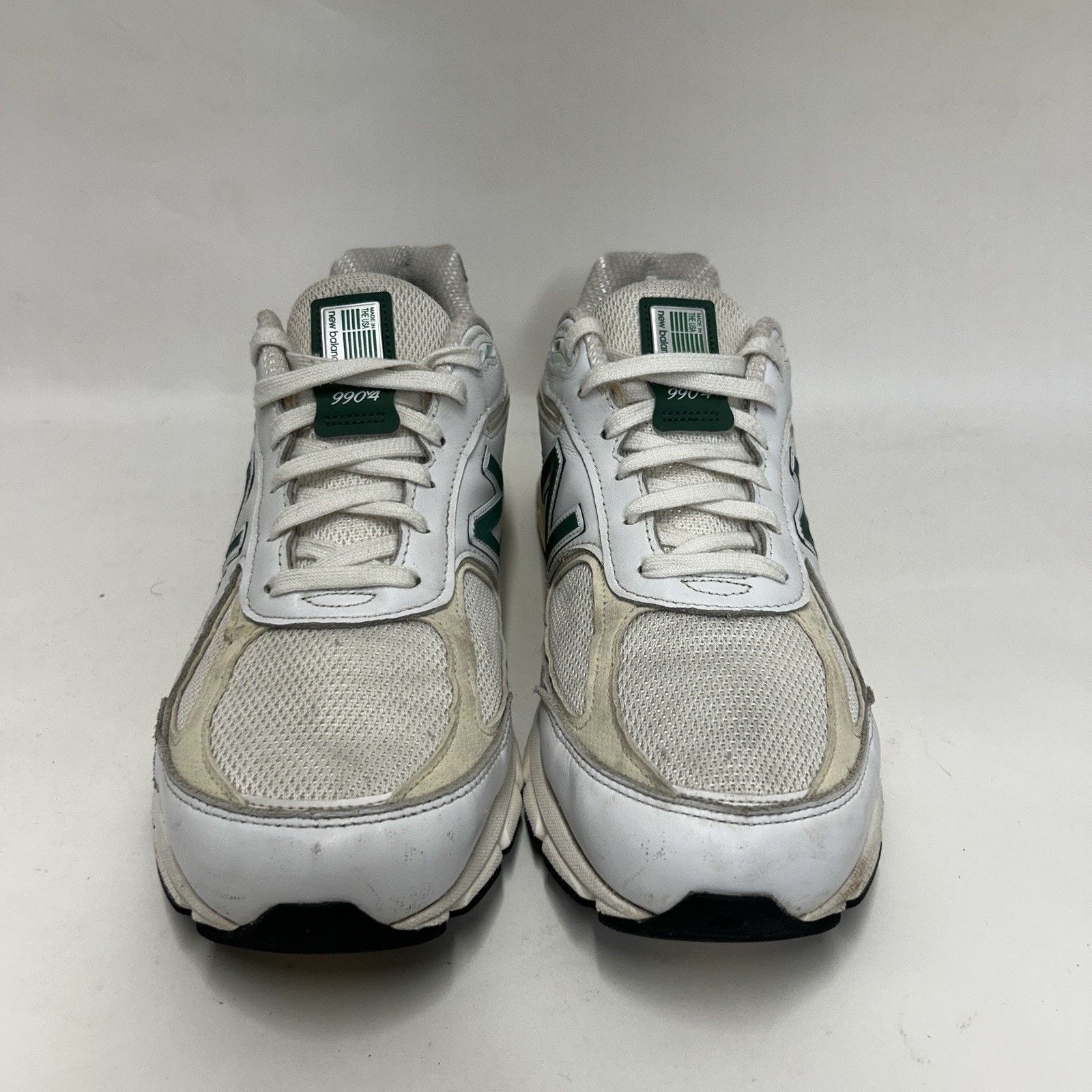 New Balance New Balance X Teddy Santis 990V4 “White Green” U990TC4 Size US 12 / EU 45 - 2 Thumbnail