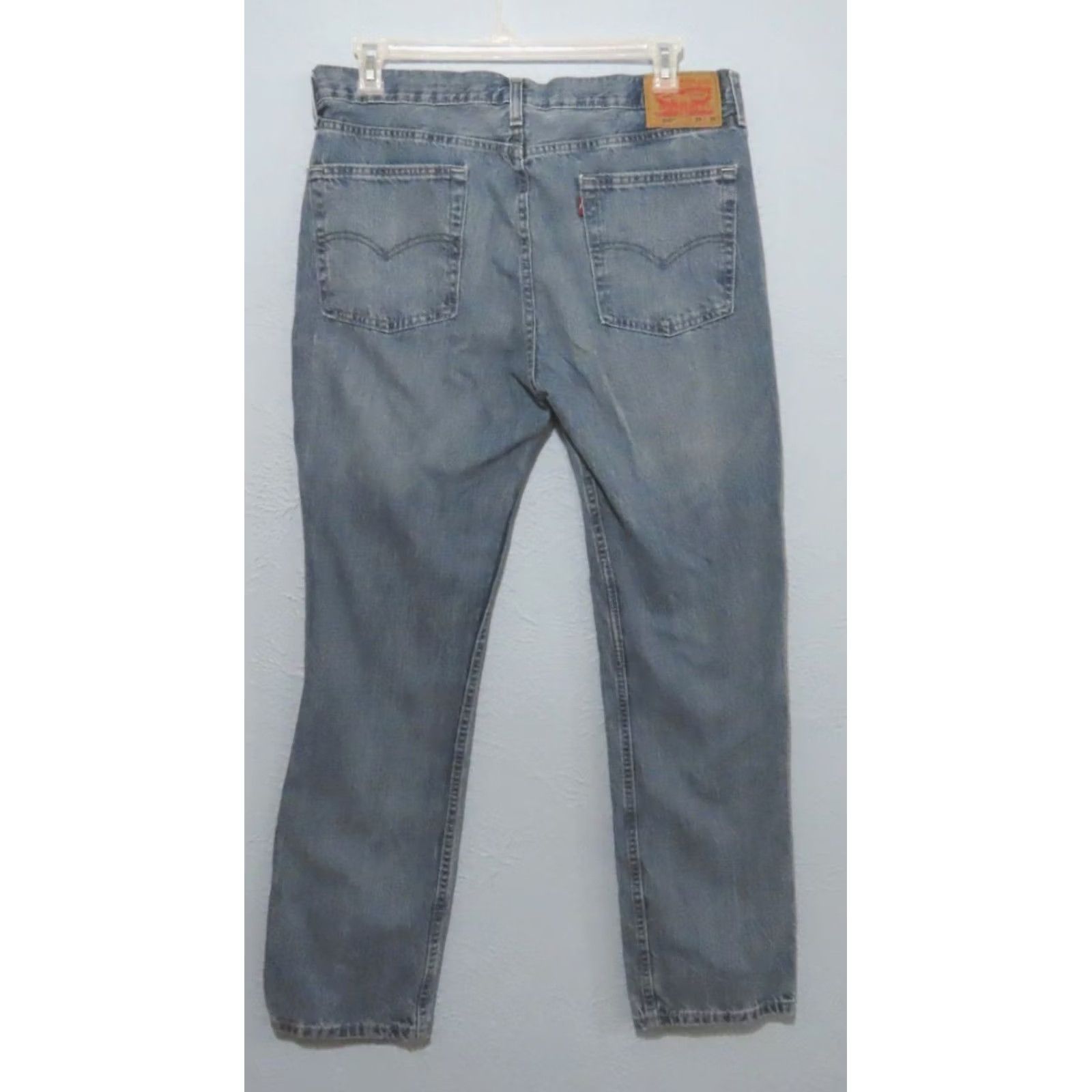 Levi's Levi's 514 Straight Fit Jeans Mens 36x32 Blue Denim Zip Fly 5-Pocket Regular Rise Mid Blue Lincoln? Size US 36 / EU 52 - 4 Thumbnail