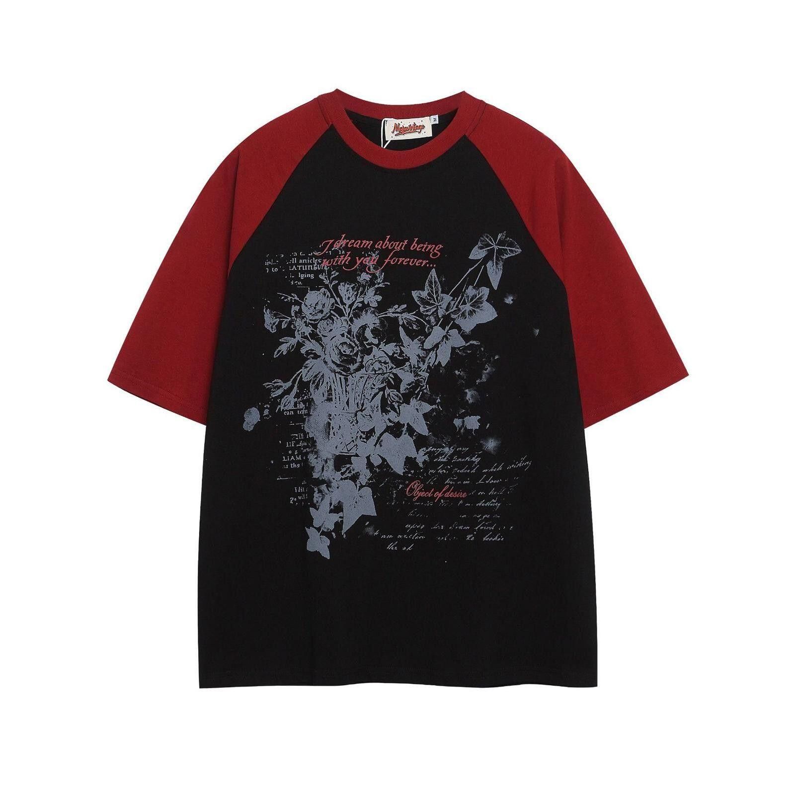 Other y2k Floral Graphic Oversized T-Shirt Size US M / EU 48-50 / 2 - 1 Thumbnail