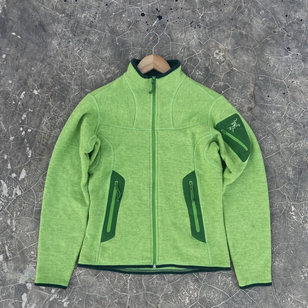 Arc'teryx Arcteryx Green Soft Shell Windbreaker Jacket Fleece Size XS / US 0-2 / IT 36-38 - 1 Thumbnail