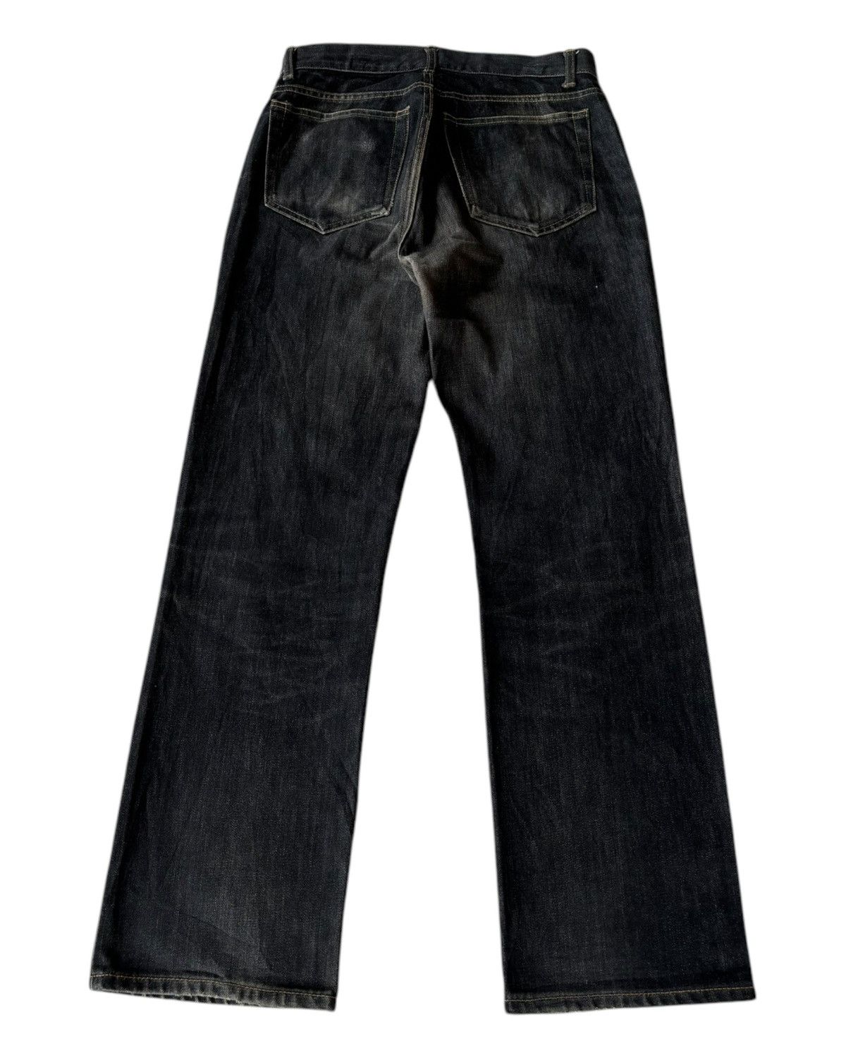 Kapital 🔥VINTAGE CLAWMARK BLACK DENIM J.CREW DISTRESSED DENIM Size US 30 / EU 46 - 2 Thumbnail