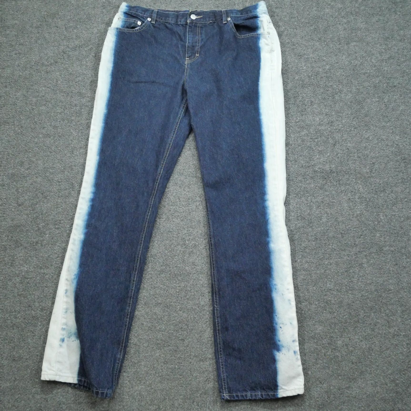 Vintage VINTAGE Goddess Jeans Womens 34x33 14 90s Y2K Blue Fade High Rise 5-Pocket Denim Straight Boys? Size 24" / US 00 / IT 34 - 2 Thumbnail