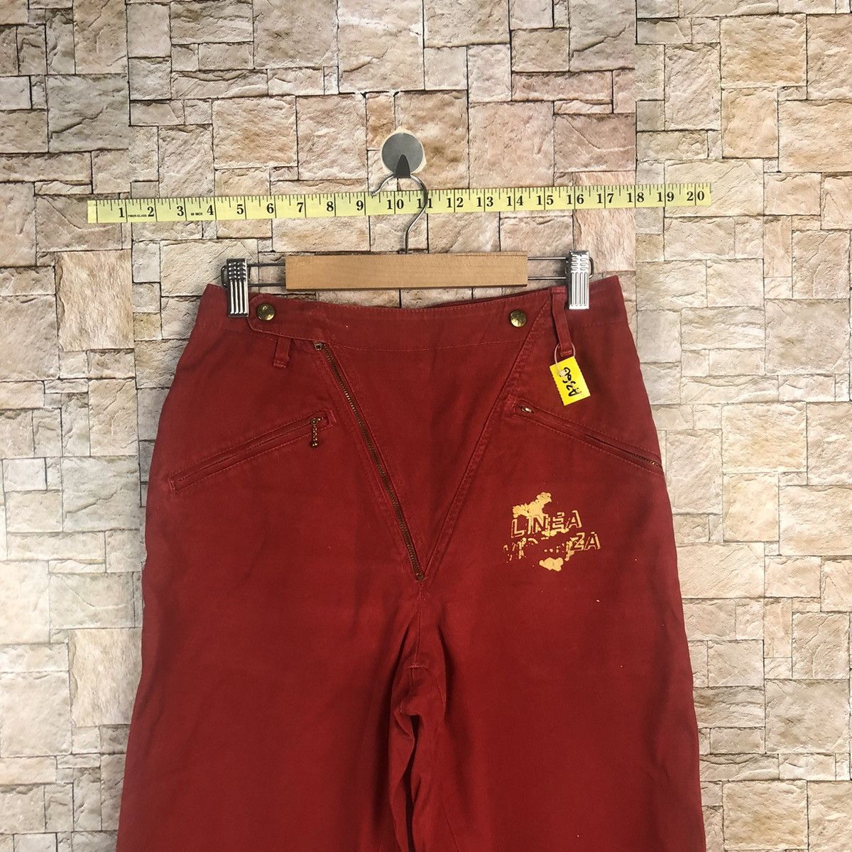 Japanese Brand × Vintage RARE Linea Vicenza vintage Red Pants #A366 Size 25" / US 0 / IT 36 - 5 Thumbnail
