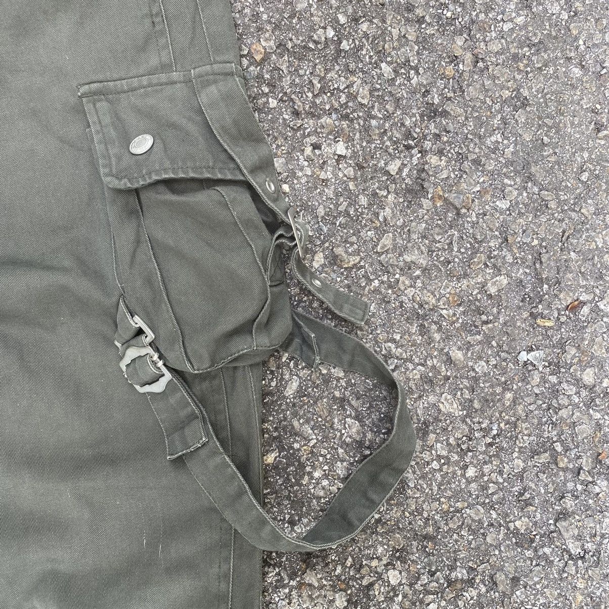 Hysteric Glamour × Japanese Brand Cargo Double Knee Bondage Pants Multi Pocket Grunge Punk Size US 30 / EU 46 - 4 Thumbnail