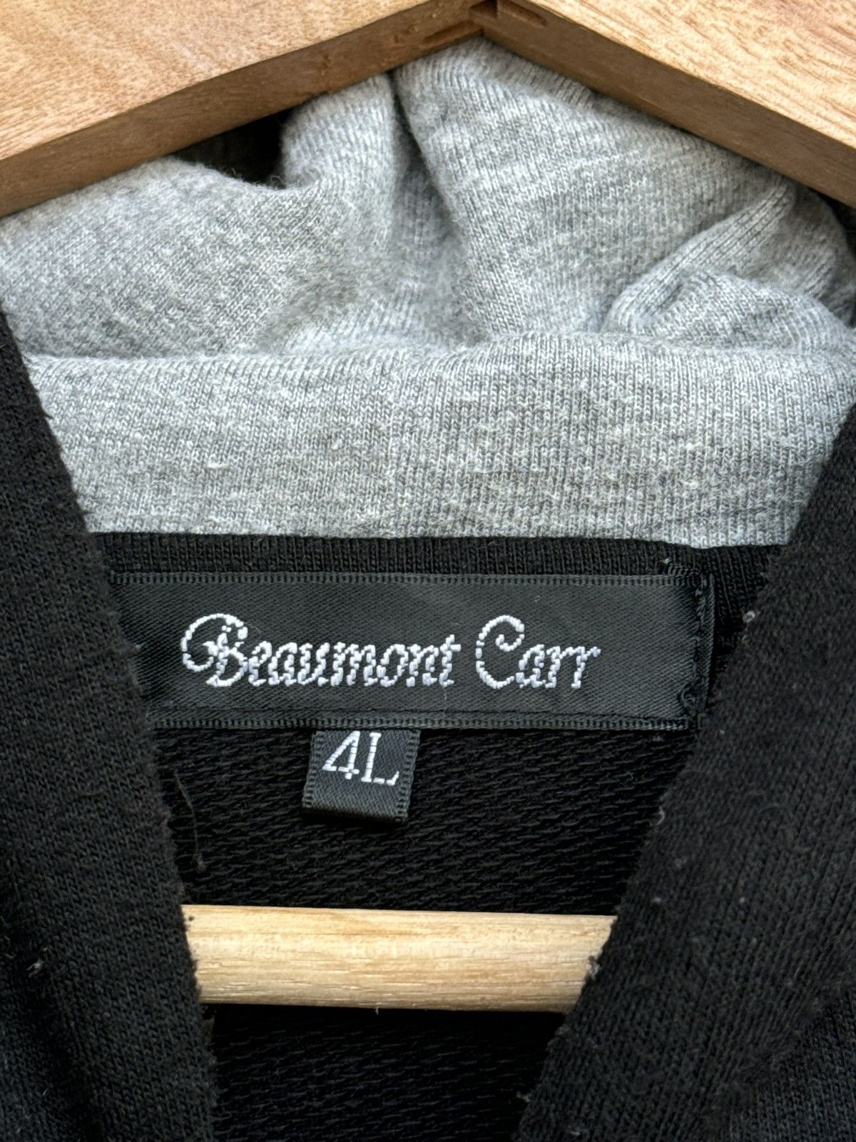 Japanese Brand Beaumont Carr Punk Riot Poem Rope Hoodies Size US XXL / EU 58 / 5 - 8 Thumbnail