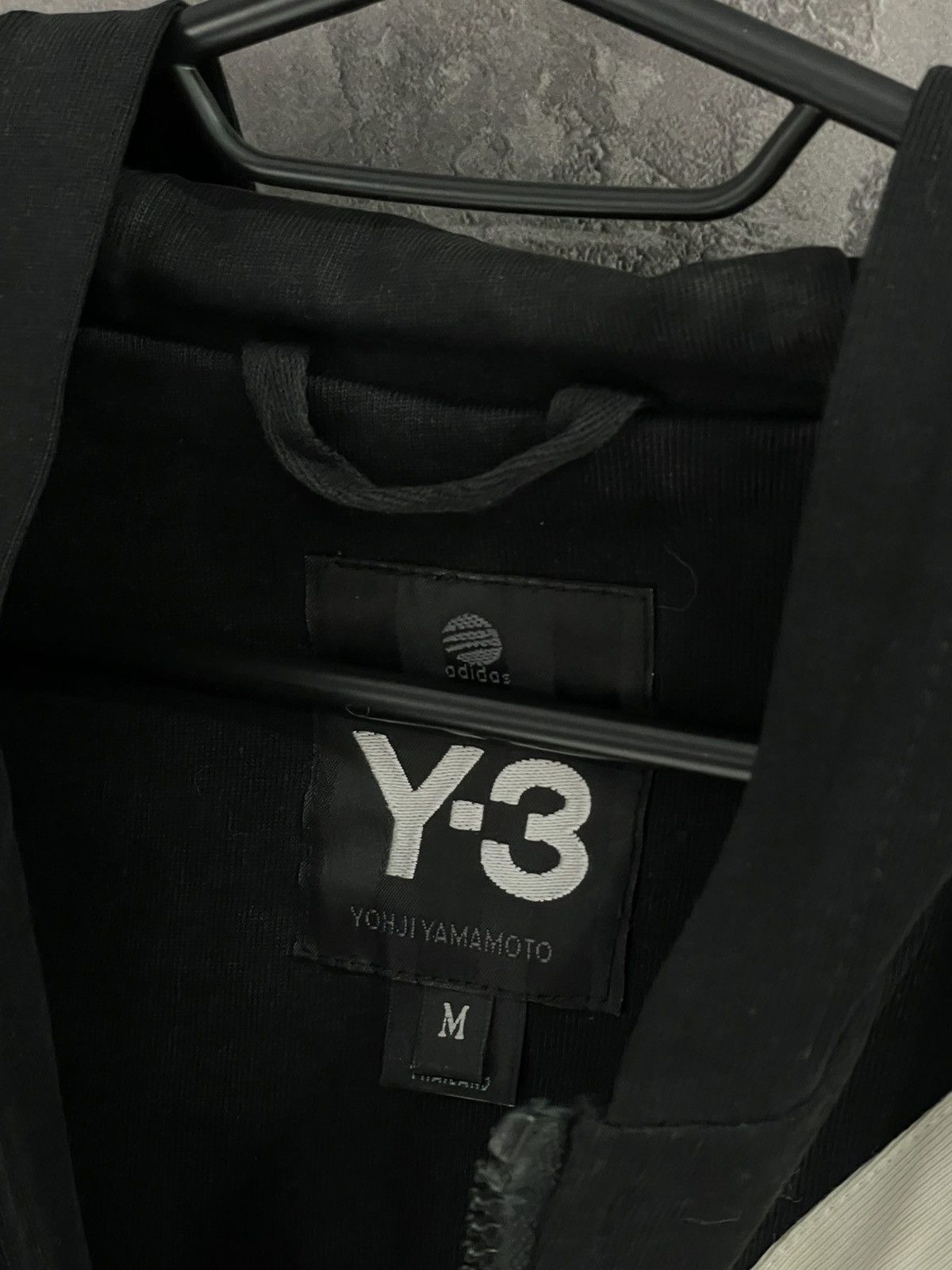 Yohji Yamamoto Adidas Y-3 Yohji Yamamoto Striped Design Vest with Hood Size US M / EU 48-50 / 2 - 8 Thumbnail