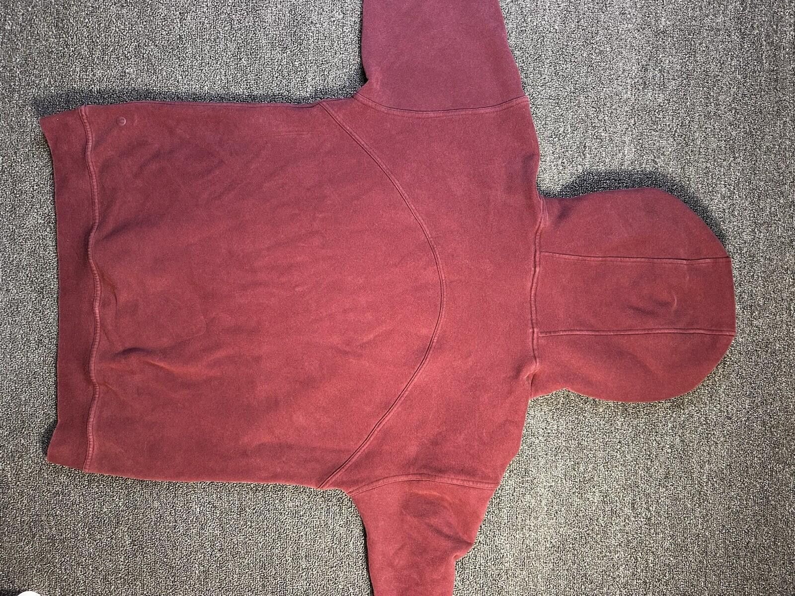 Lululemon Lululemon Women Steady State SuperLoft Hoodie Burgandy Sz 10 Size L / US 10 / IT 46 - 4 Thumbnail