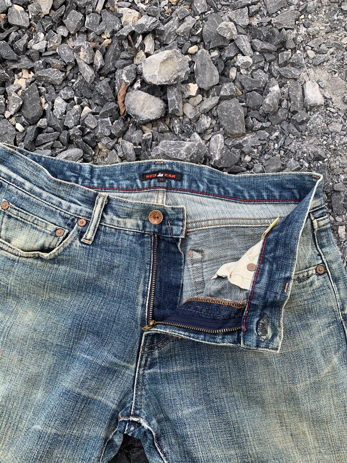 Kapital RED EAR PAUL SMITH SELVEDGE JAPANESE DISTRESSED DENIM Size US 32 / EU 48 - 16 Thumbnail