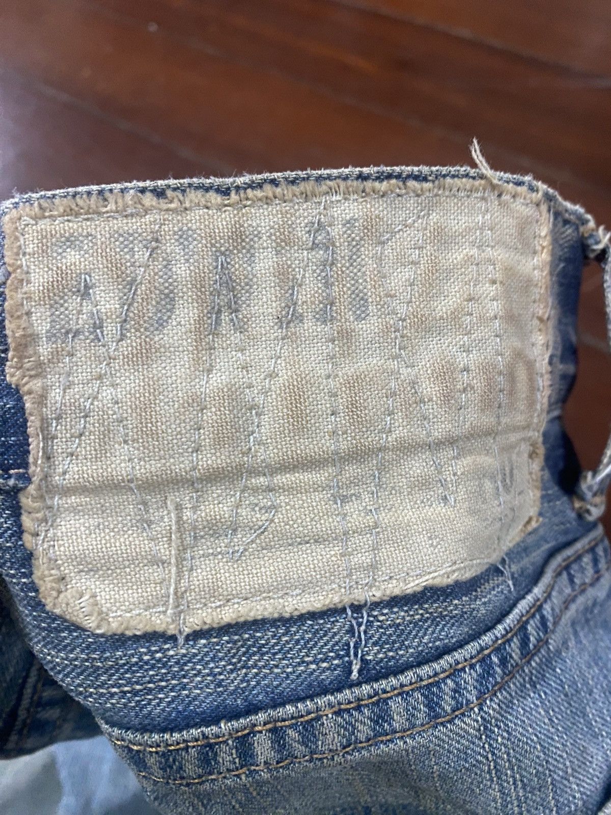 Edwin EDWIN EXCLUSIVE VINTAGE XV JEANS bootcut wide leg rework Size US 33 - 15 Thumbnail