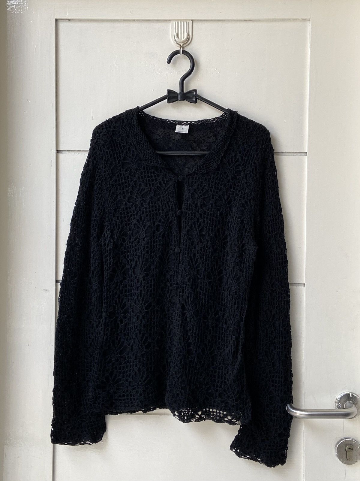 Issey Miyake IS SUNAO KUWAHARA Iseey Miyake Black Cardigan Size US XS / EU 42 / 0 - 8 Thumbnail