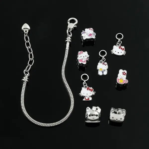 Jewelry × Vintage Kitty Charms Bracelet Size ONE SIZE - 4 Thumbnail