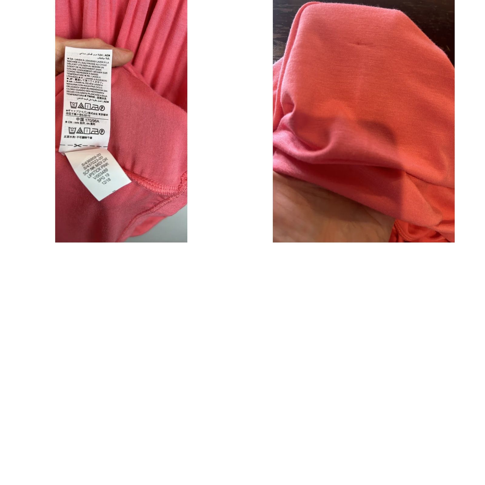 Gap Gap Dress Tank Maxi Knit Women M Pink Coral Orange Soft Pullover Read Pattern Solid Vintage: No Tall Womens Midi? Size M / US 6-8 / IT 42-44 - 8 Thumbnail