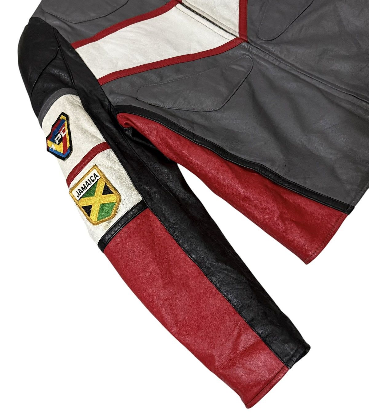 Japanese Brand Ultraman Dyna Bandai Type SG03 Combat Cowhide Leather Jacket Size US L / EU 52-54 / 3 - 10 Thumbnail
